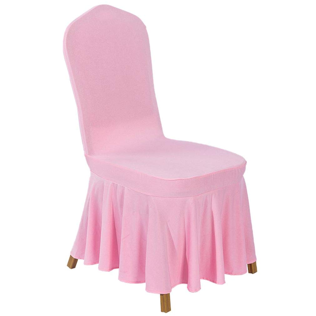 【送料無料】YiyiLai ストレッチ スパンデックス 椅子カバー フリル ダイニング チェアカバー ...