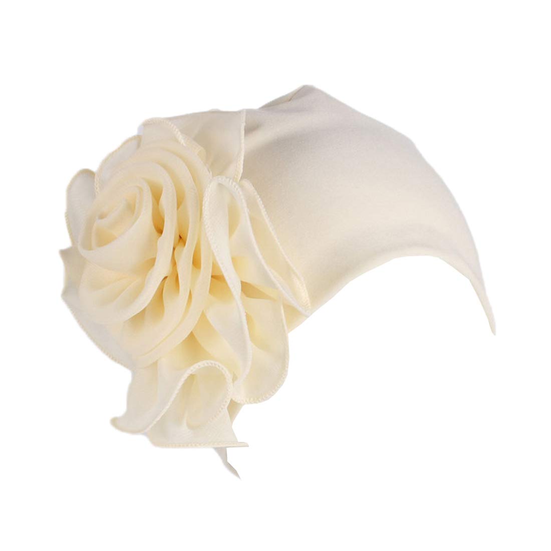 【送料無料】[Jixin4you] 全14色 ケア帽子 抗がん剤 帽子 レディース 無地 花 オシャレ 春夏秋冬 室内..