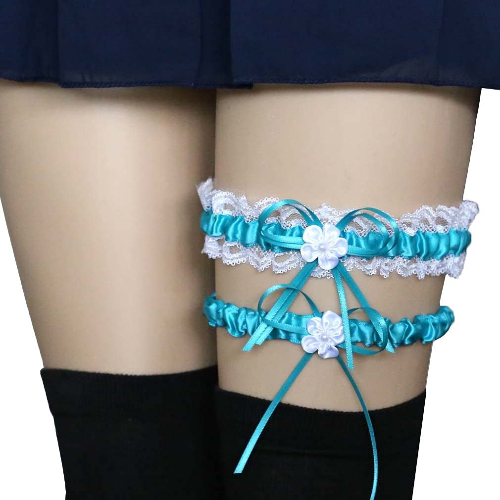 【送料無料】[Jixin4you] 二点セット レッグガーター レディース レース レッグリング ガーターベルト ..