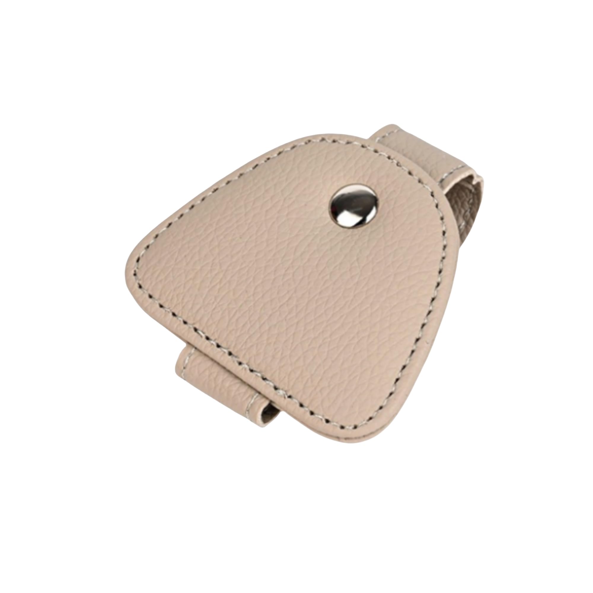 【送料無料】JEYOD自動車サンバイザーサングラスフレーム、革眼鏡フレーム、磁気眼鏡フレームとチケットホルダー、SUVトラック用汎用自動車内装部品 色:グレー