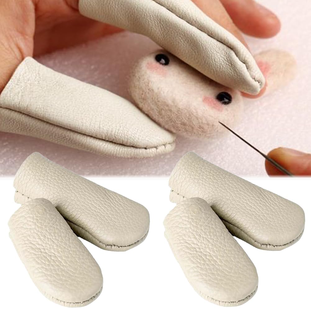 【送料無料】Moeagel 指サック レザー 指ぬき 人差し指 親指 革製 指保護 指カバー 滑り止 ...