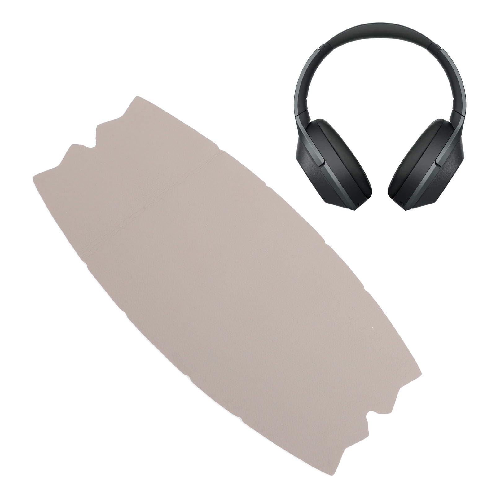 【送料無料】WH 1000XM2用交換用ヘッドバンドパッドキット、ヘッドバンドクッションパッドカバー、WH 1000XM2ヘッドフォン用ヘッドセット修理部品、高反発設計、簡単な接着剤取り付け 色：シャンパン