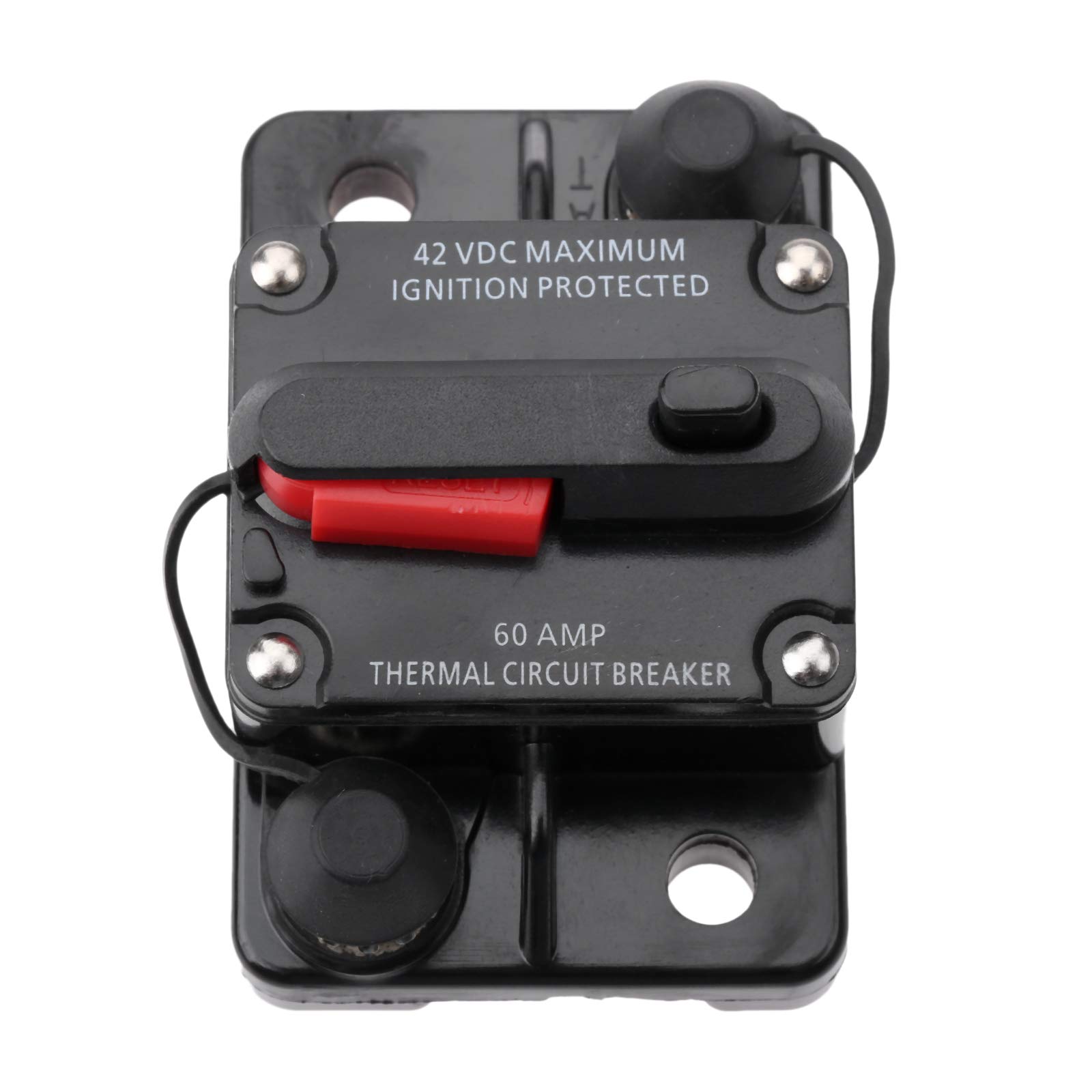 【送料無料】サーキットブレーカ 遮断器 50-300A ステレオ オーディオ リセット ヒューズ 過電流保護 ..