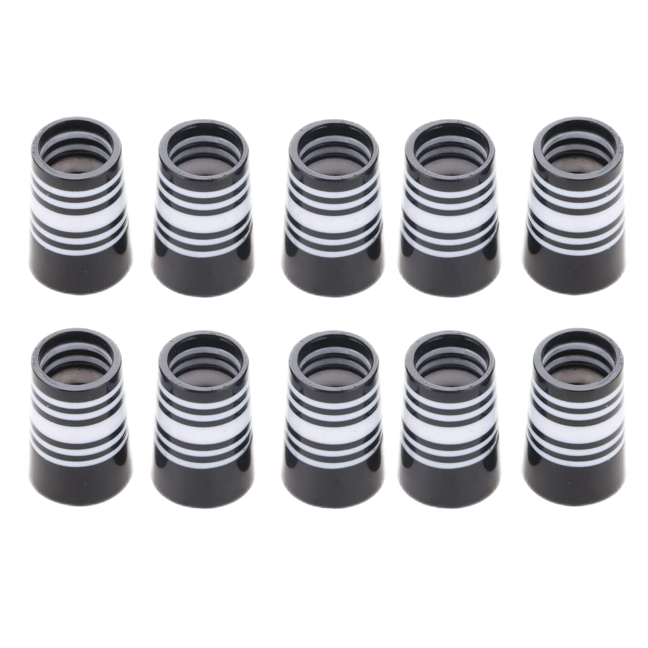 【送料無料】MUXSAM ゴルフ ソケット 10個セット 多色 フェルール セル シャフト スリーブ アイアン リシャフト 色:白黒