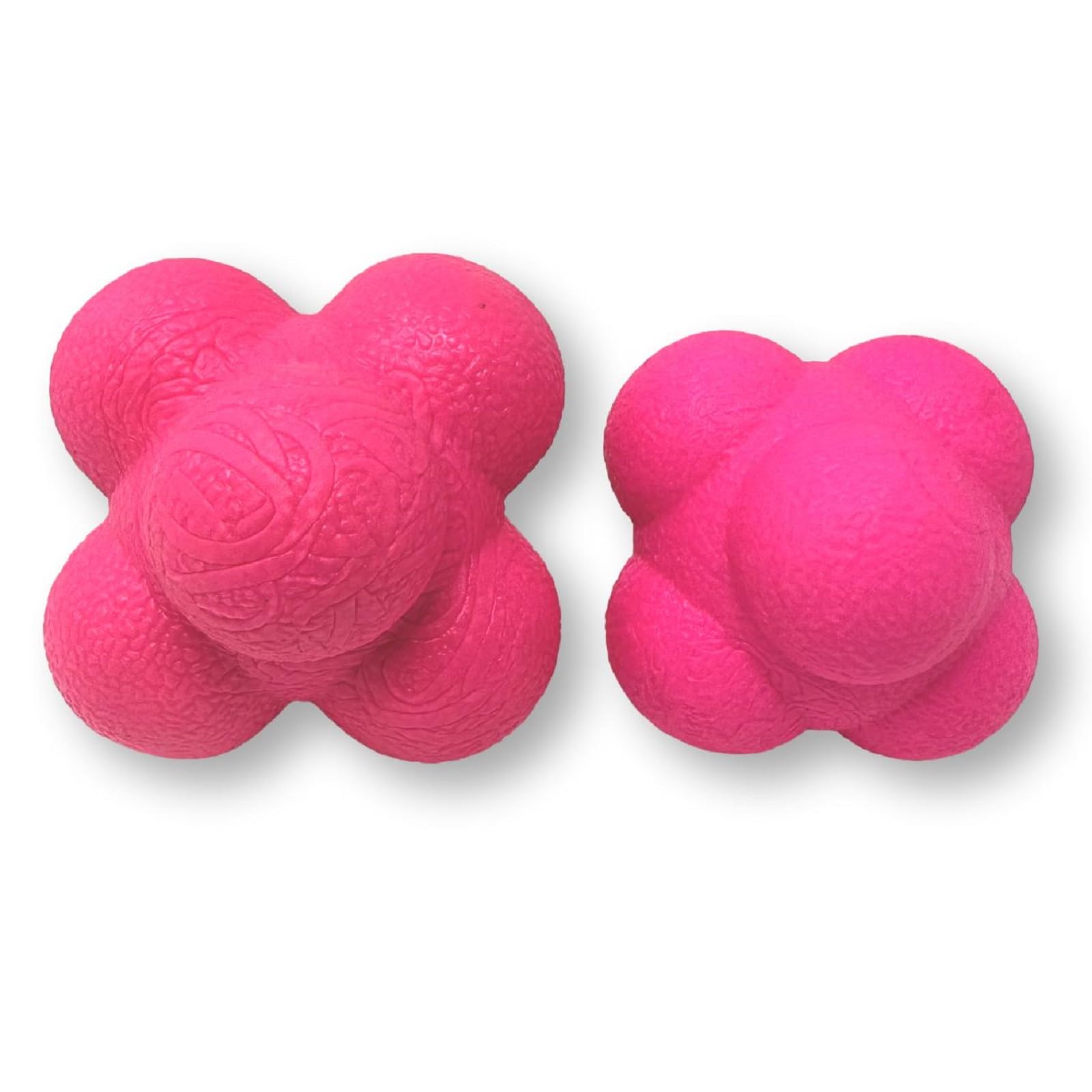 【送料無料】[REONAS]リアクションボール 大小2種セット イレギュラーボール 反射神経 動体視力 敏捷性..