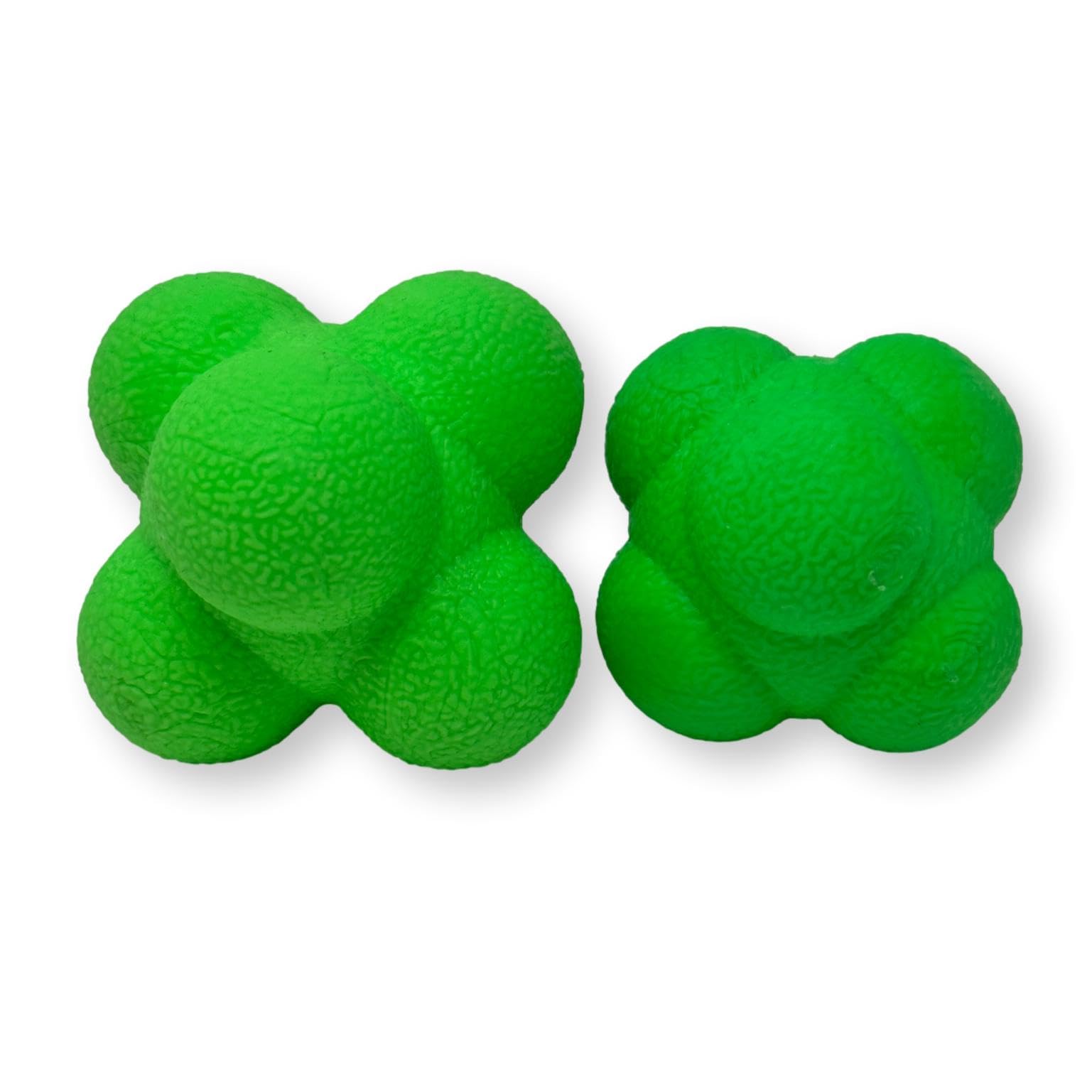 【送料無料】[REONAS]リアクションボール 大小2種セット イレギュラーボール 反射神経 動体視力 敏捷性..