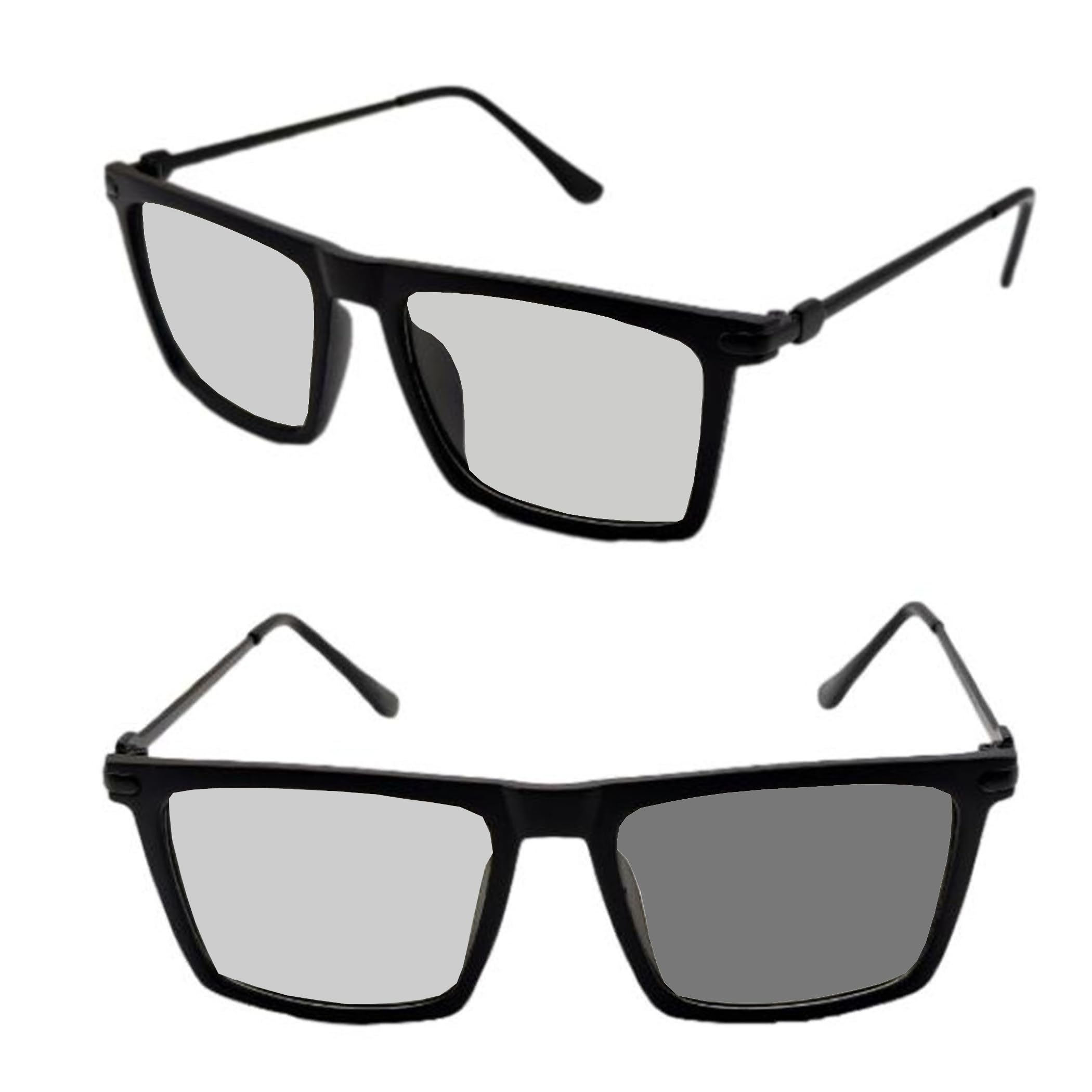 【送料無料】[REONAS] 偏光+調光変色 サングラス メンズ 運転用 ドライブ 釣り 紫外線 UV400カット ス..