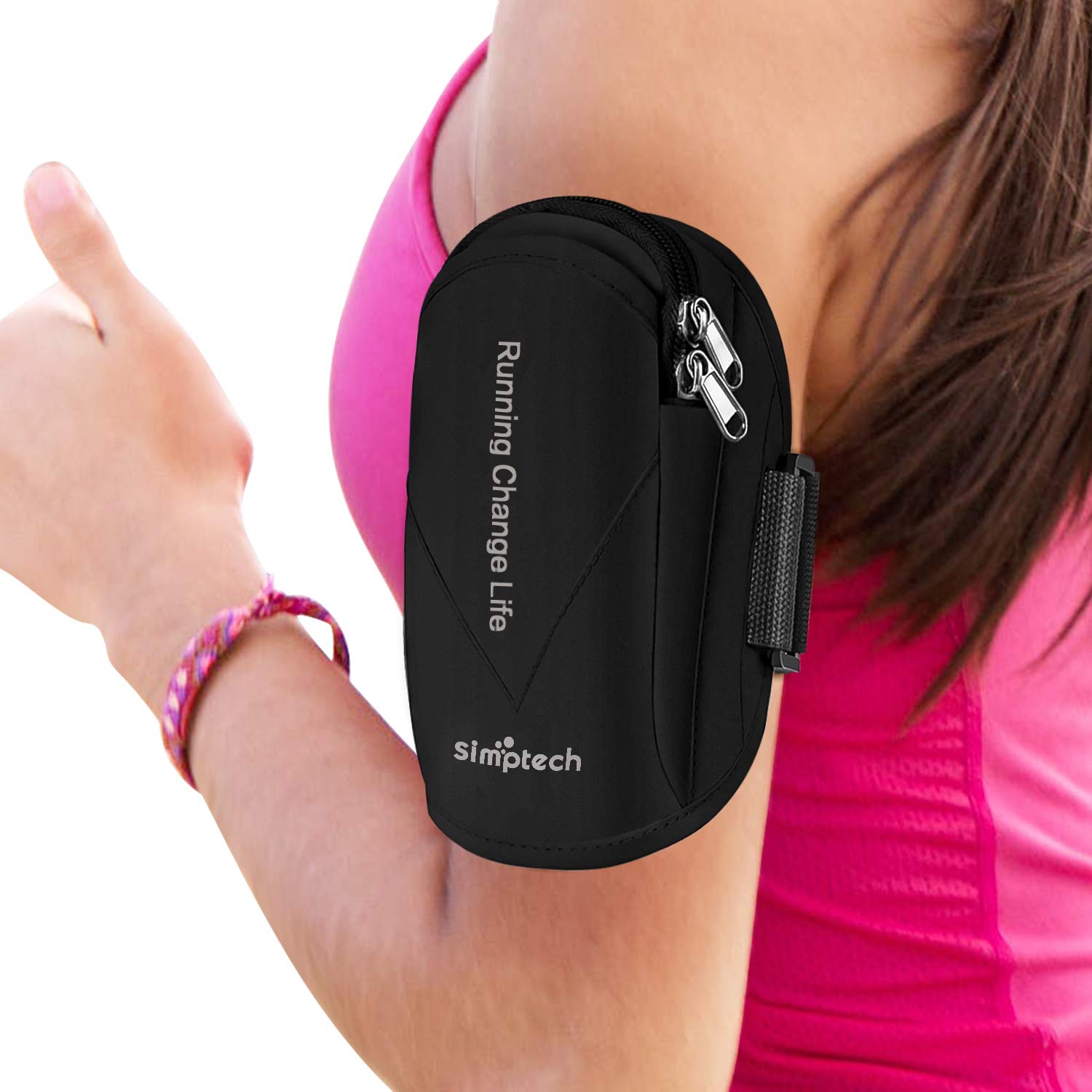 【送料無料】simptech ランニング用携帯電話用アームバンド 防汗 ワークアウト用電話ホルダー iPhone 1..