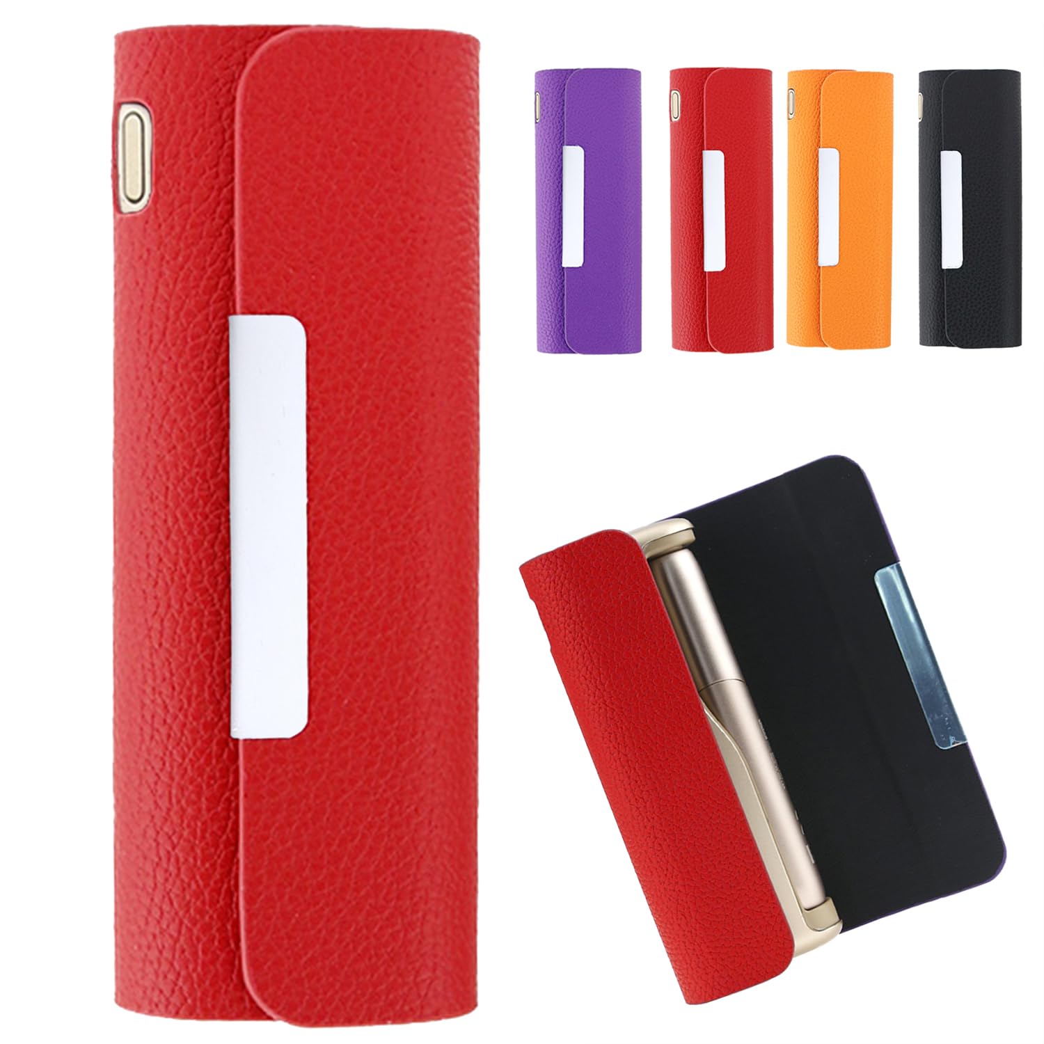 【送料無料】MOICUU交換用ケース イルマプライム対応ケース イルマ i プライム対応のケース ILUMA PRIME/イルマ i プライムに適合する【 最新一体式】 PUレザー製 おしゃれ カバー 取り出し簡単 持ち運び便利 (ケースのみ) 色：レッド