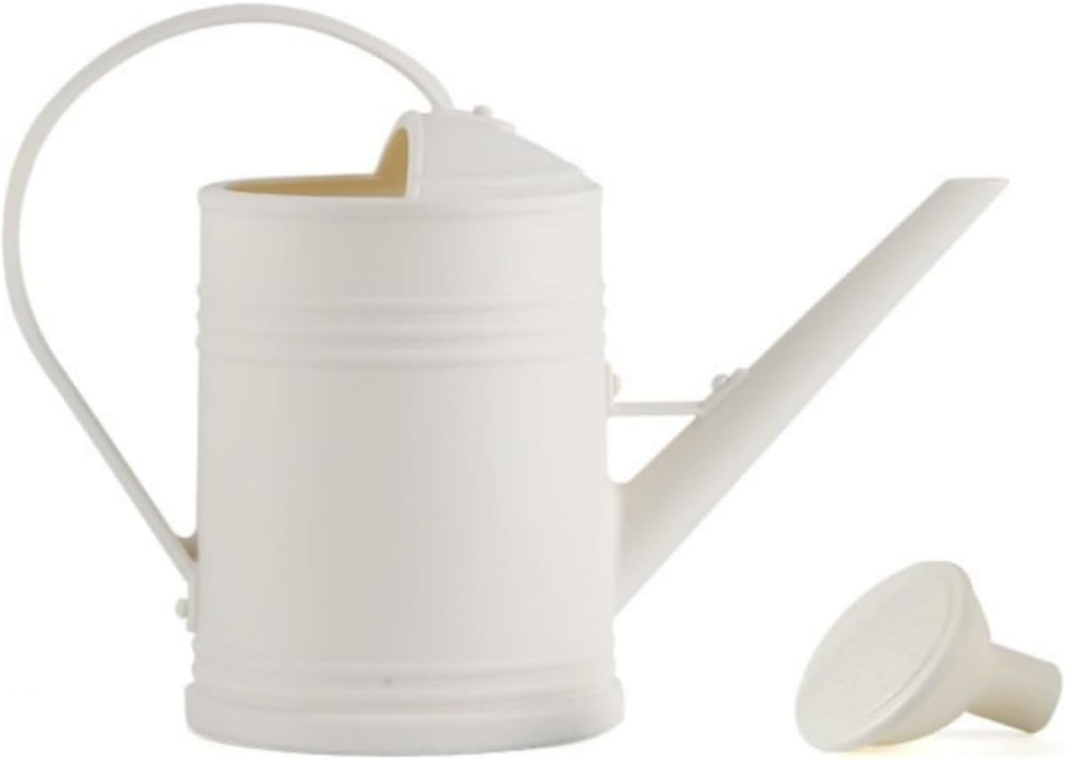 【送料無料】LanQii じょうろ ピッチャー ウォーターポット ポリプロピレン/PP製 植物 園芸 アンティーク調 インテリア アウトドア おしゃれ 観葉植物 掃除 スプレー 水差し 散水 安定した散水が行える ガーデニング 水やり 花壇 フラワー 色：ホワイト、サイズ：2000 ml