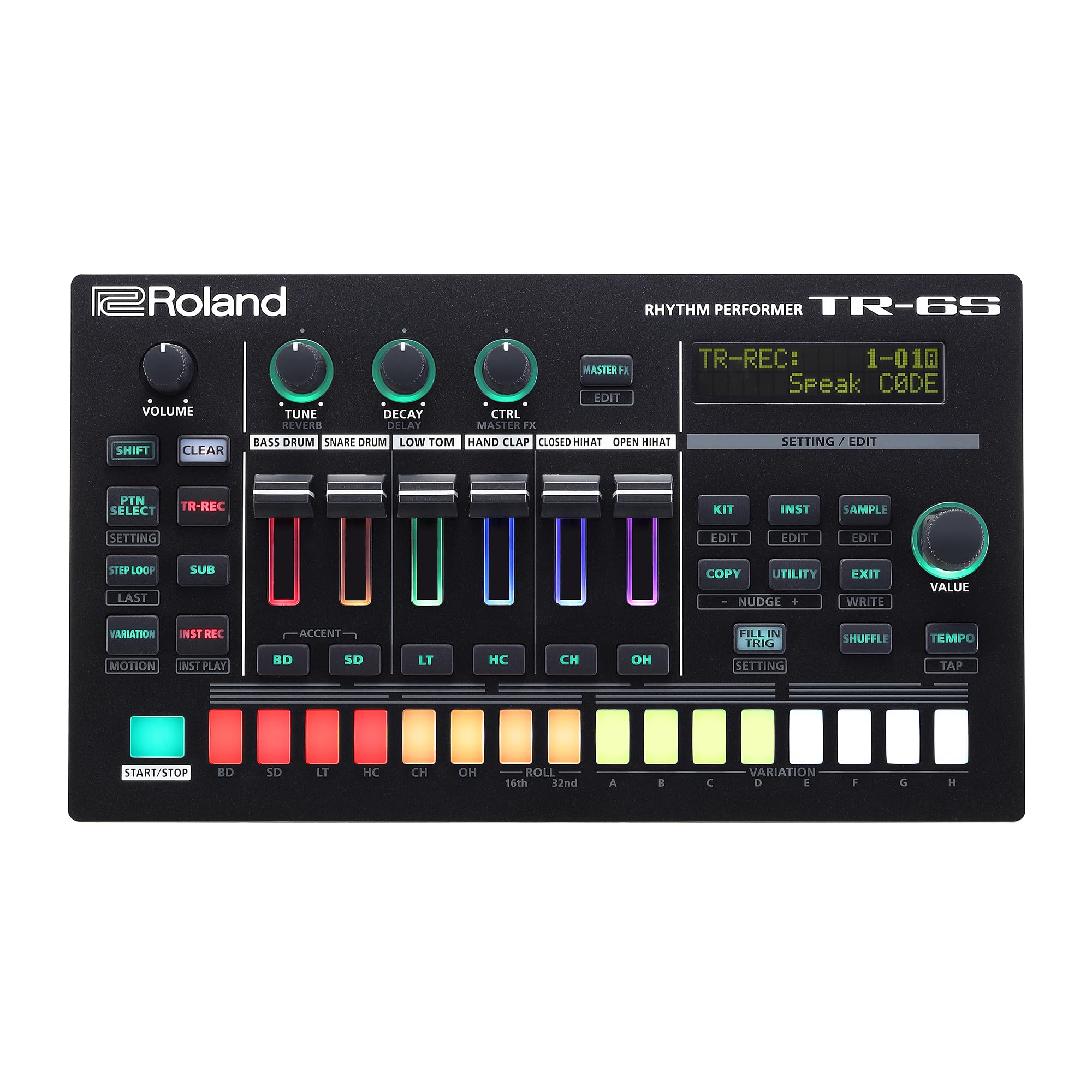 【送料無料】Roland ローランド/TR-6S 6トラックコンパクト・リズム・マシン 色：マルチカ ...