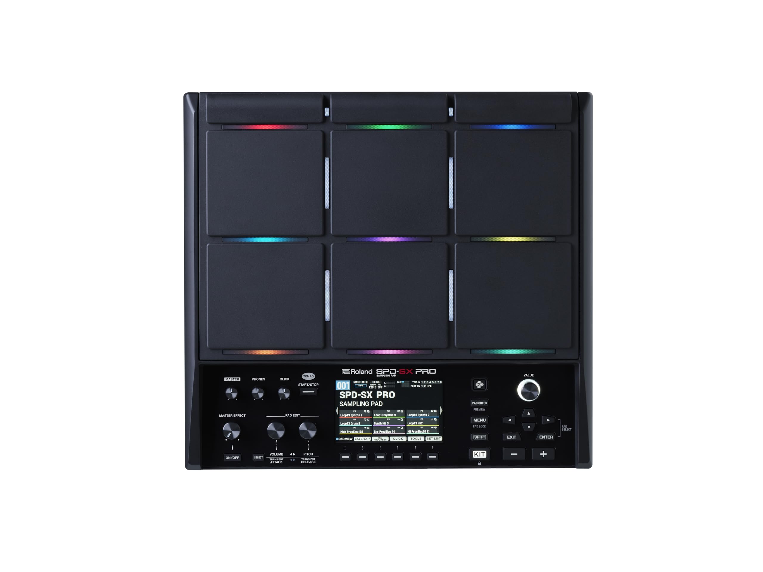 【送料無料】Roland ローランド サンプリングパッドSPD-SX PRO LCDカラーディスプレ ...
