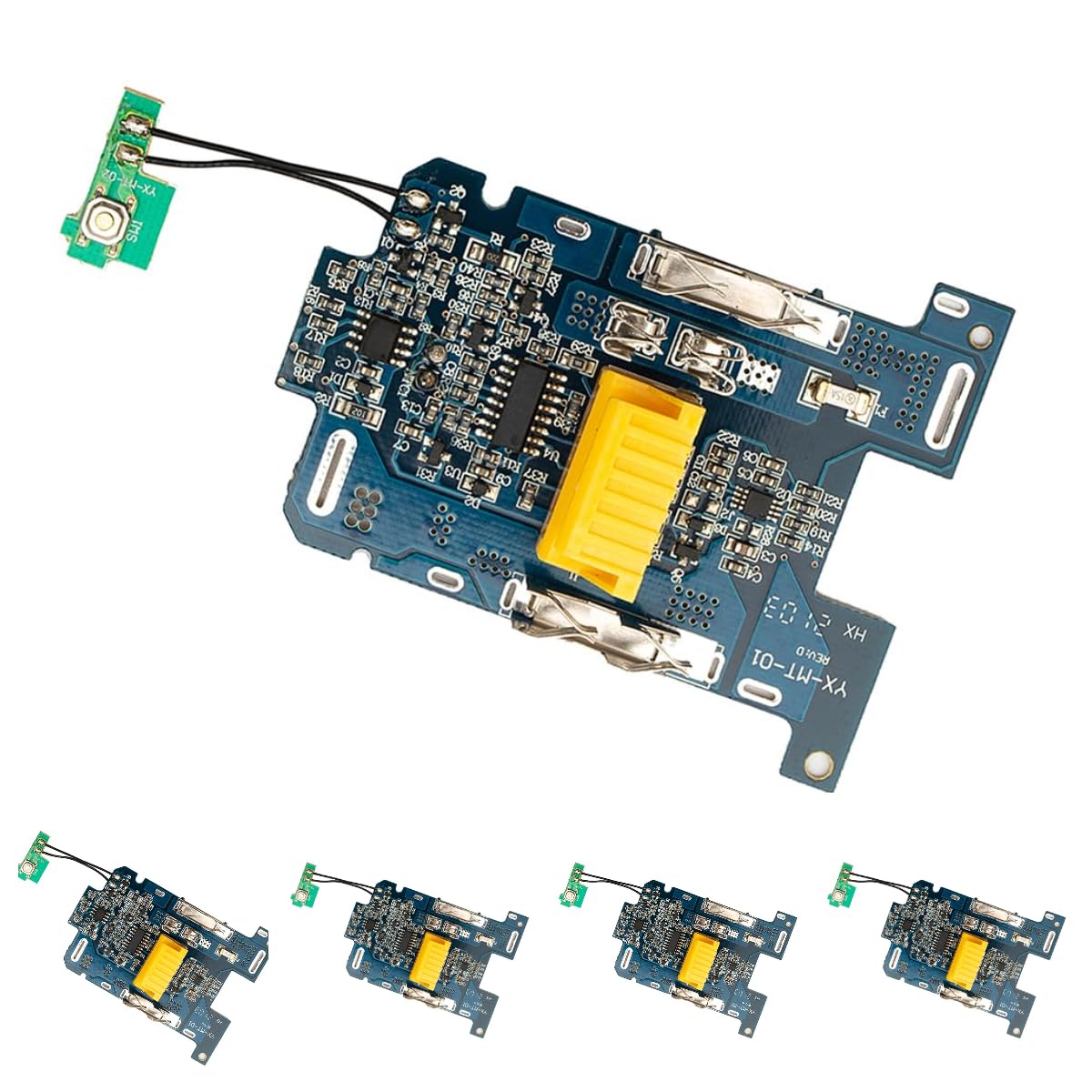 【送料無料】AMIUKON リチウムイオンバッテリ交換キット充電保護回路基板修理キット部品 マキタ用 PCB充電ボード 18V バッテリ用 サイズ：5個