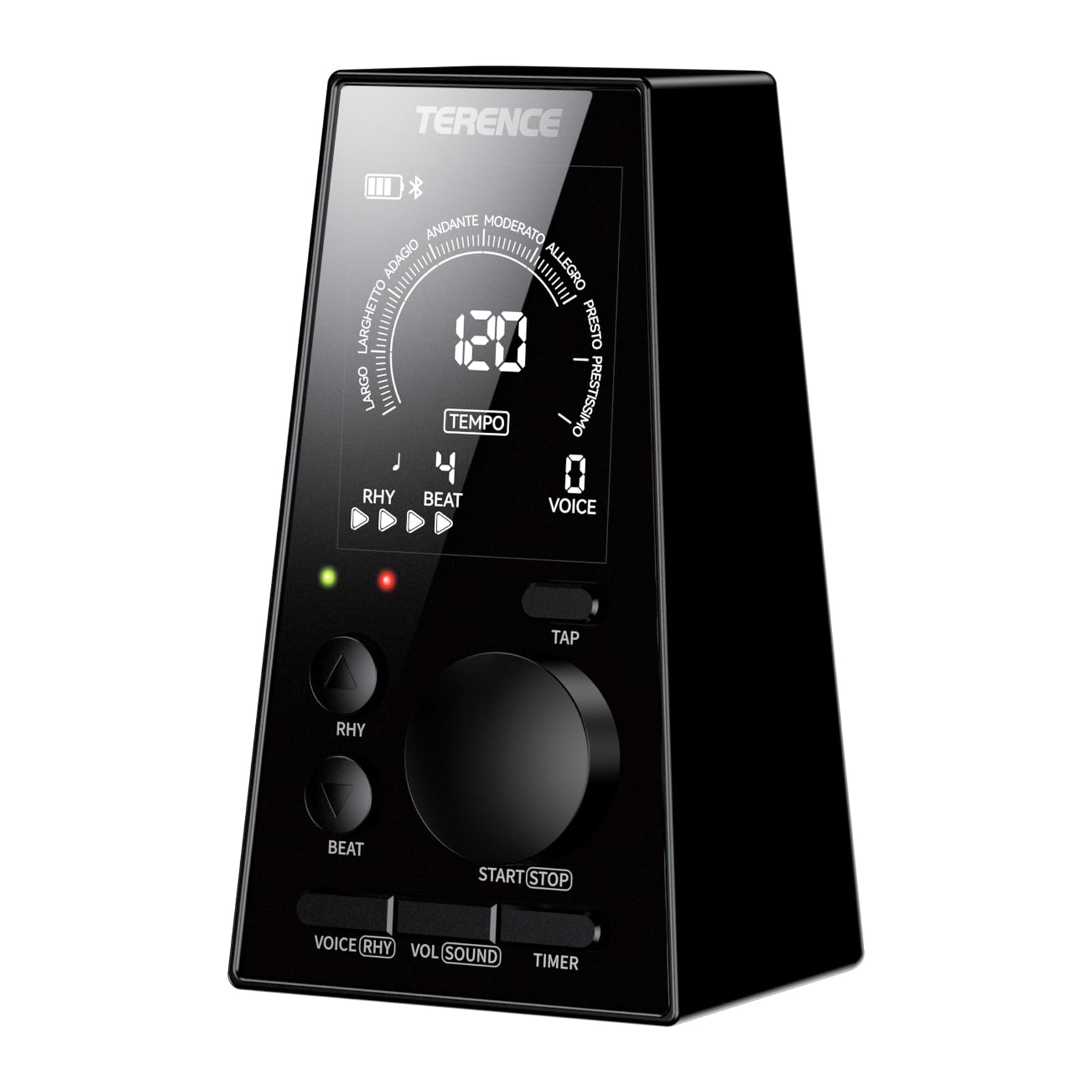 【送料無料】TERENCE メトロノーム 電子 高精度 DM1 色：ブラック、サイズ：ミニサイズ