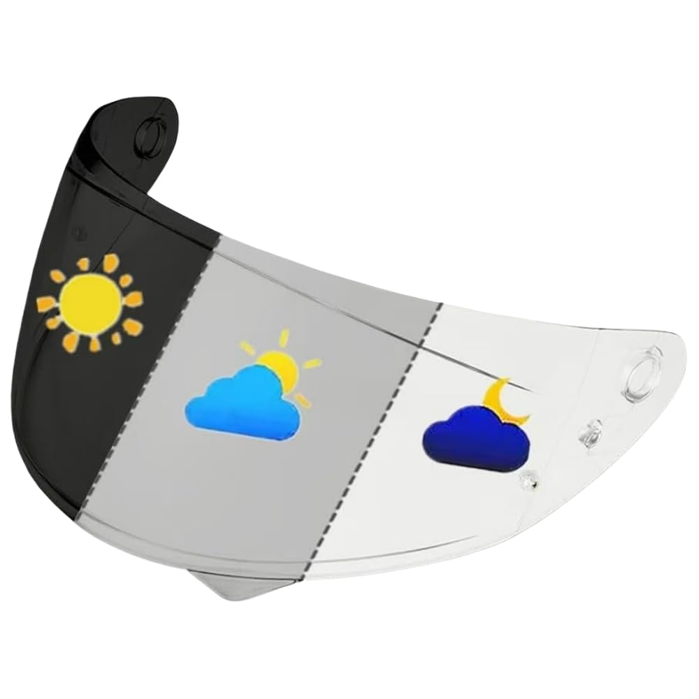 【送料無料】Wayocfei バイク ヘルメット シールド ミラーシールド 【適合：HJC C10】 ヘルメット・バ..