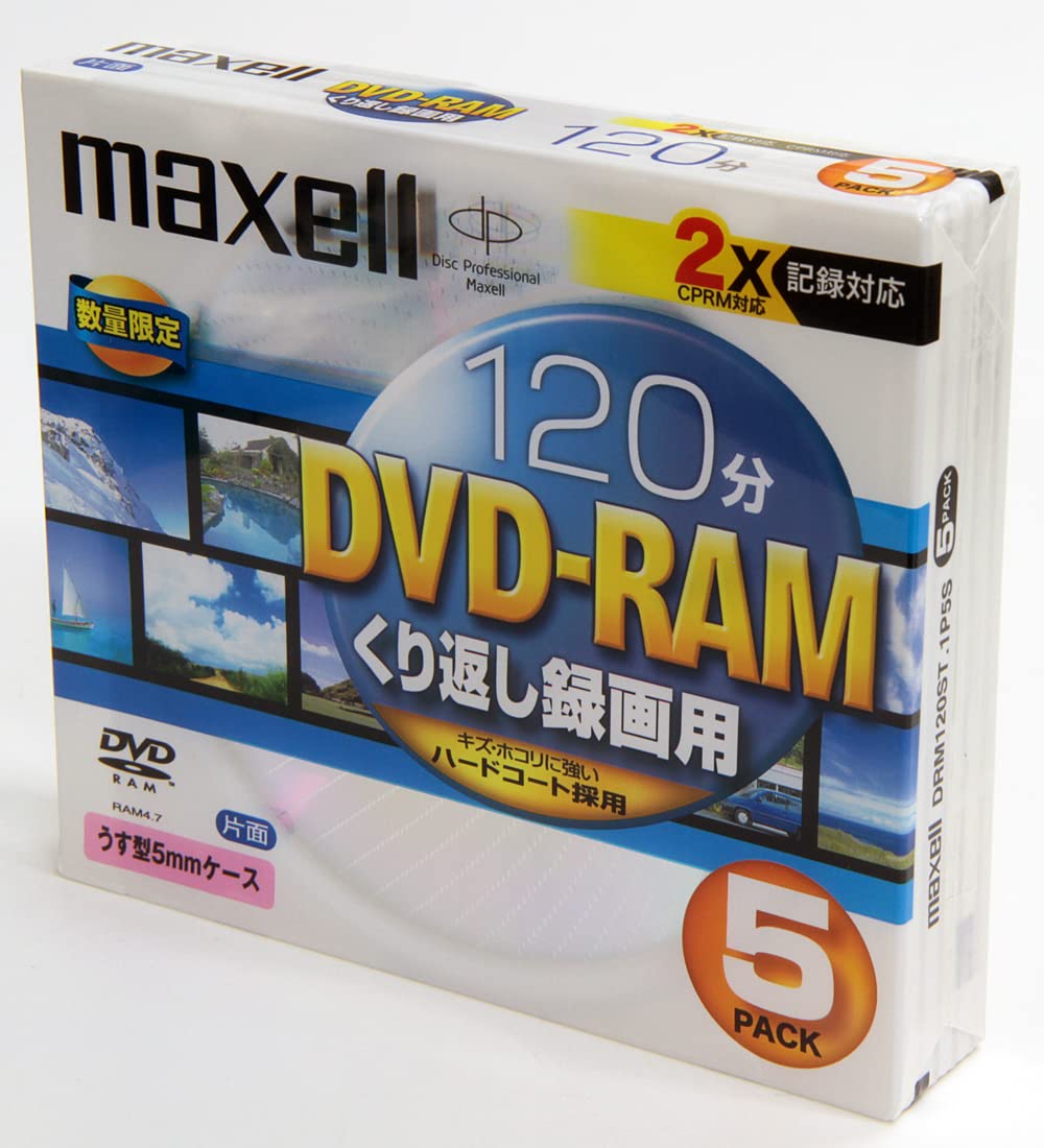COCO å㤨̵֡ۥޥ ֤Ͽ DVD-RAM 2®б 120ʬ 5 CPRMб maxell DRM120ST.1P5SפβǤʤ1,103ߤˤʤޤ