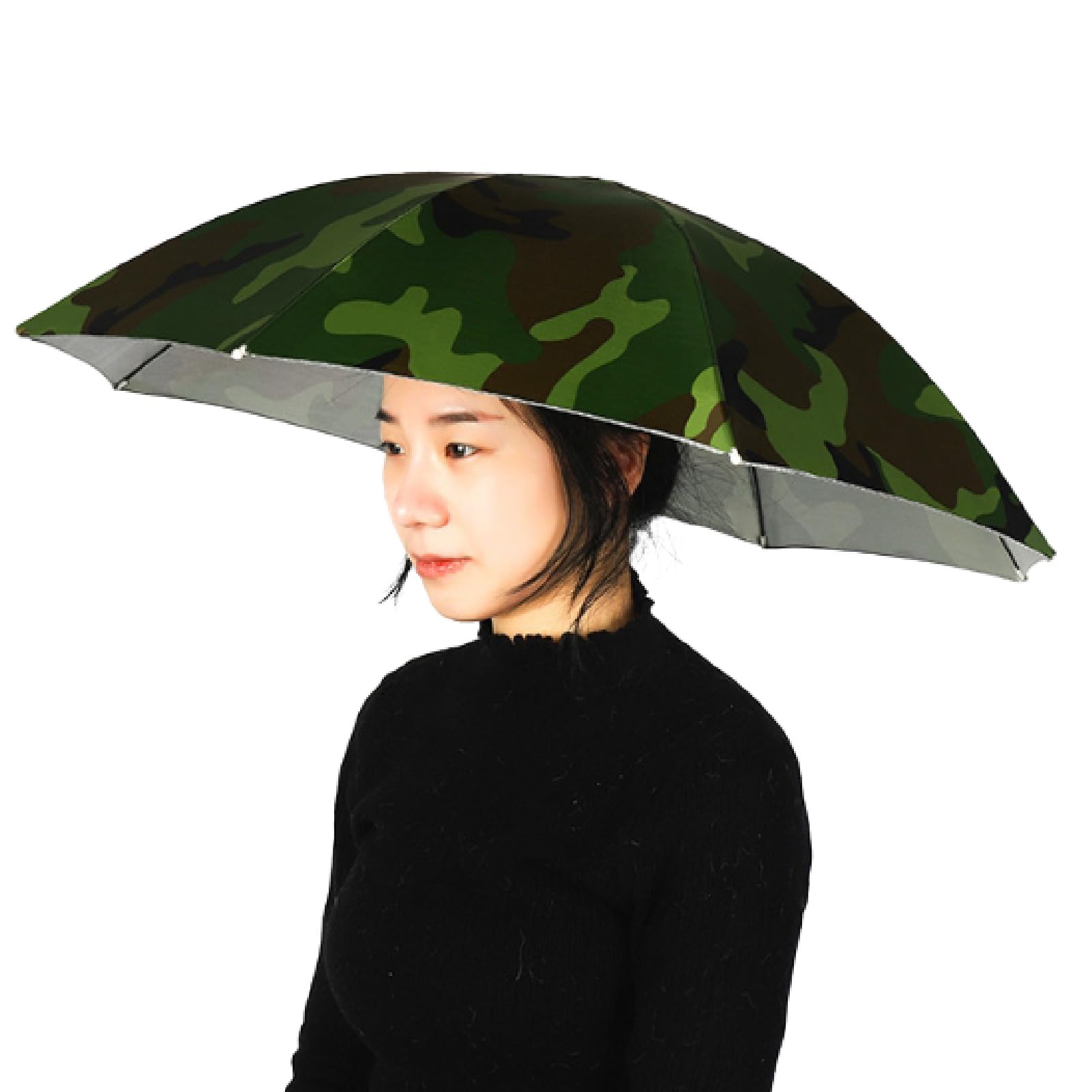 【送料無料】CAWKAY かさぼうし 頭にかぶる傘 折りたたみ 日傘 uvカット 紫外線 レジャーハット 釣り傘..