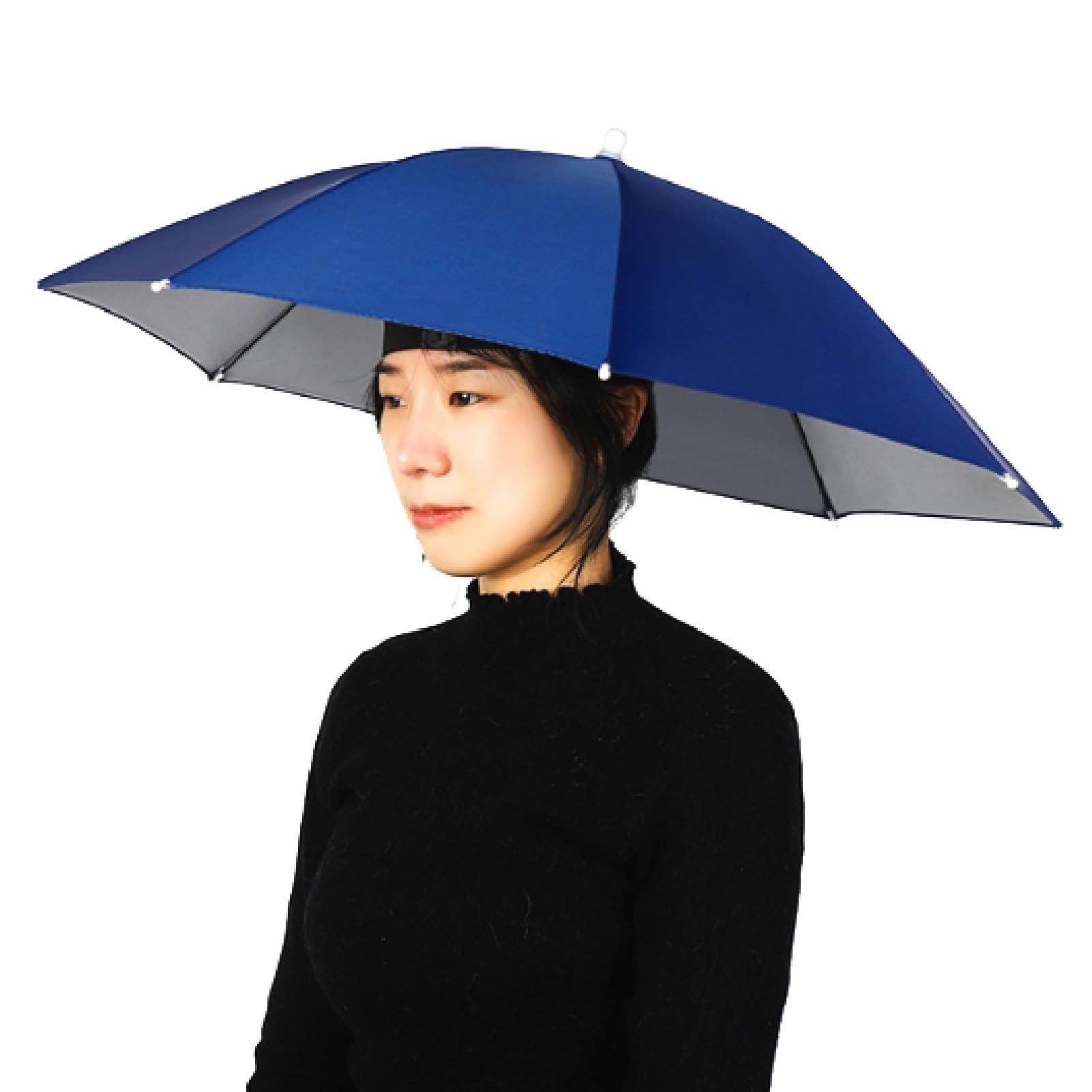 【送料無料】CAWKAY かさぼうし 頭にかぶる傘 折りたたみ 日傘 uvカット 紫外線 レジャーハット 釣り傘..