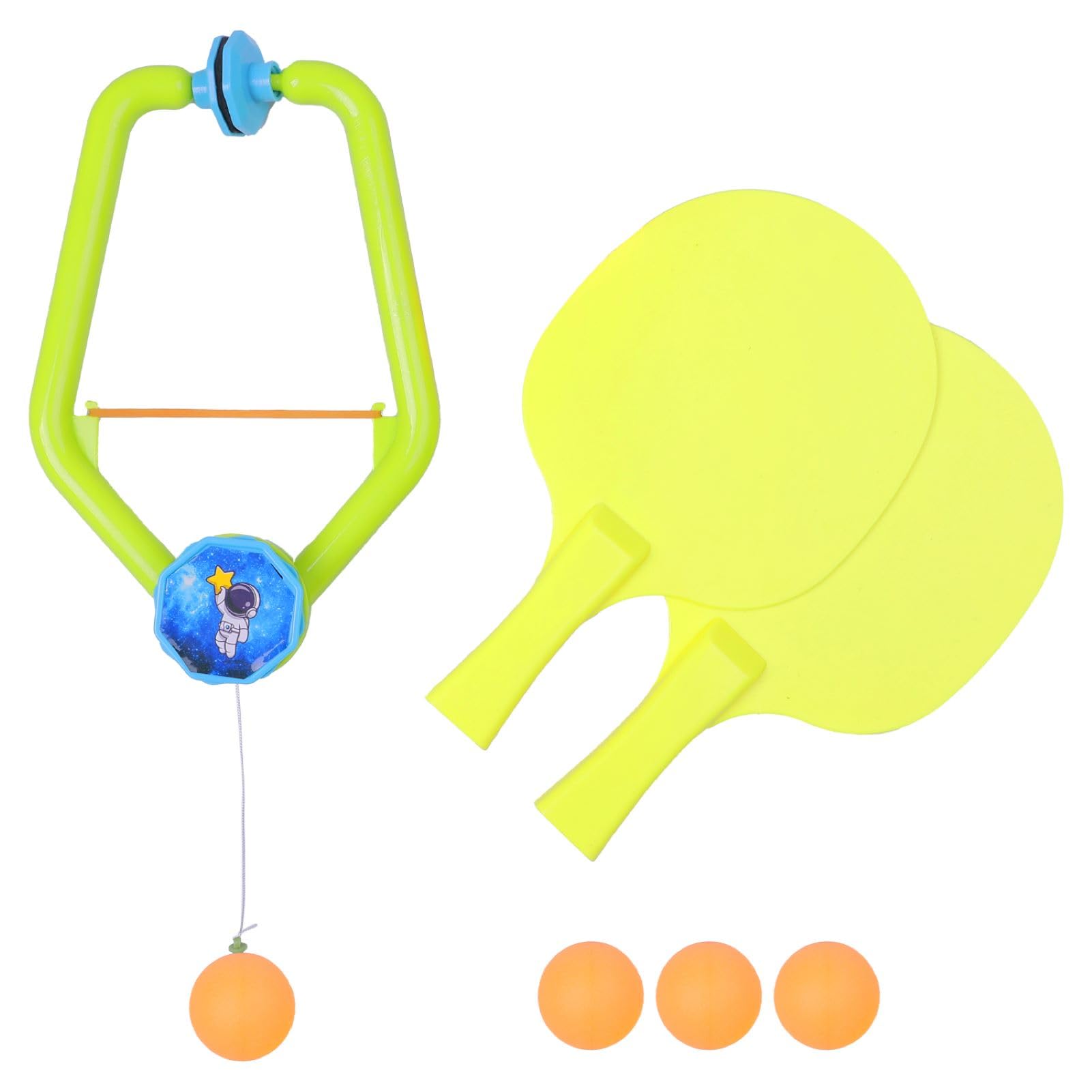 【送料無料】CAWKAY 吊り下げ卓球トレーナー 屋内吊り下げ 卓球 練習 器具 セルフトレーニング ピンポントレーナー スパーリング 子供 初心者用 色：ハサミ吊り下げ型