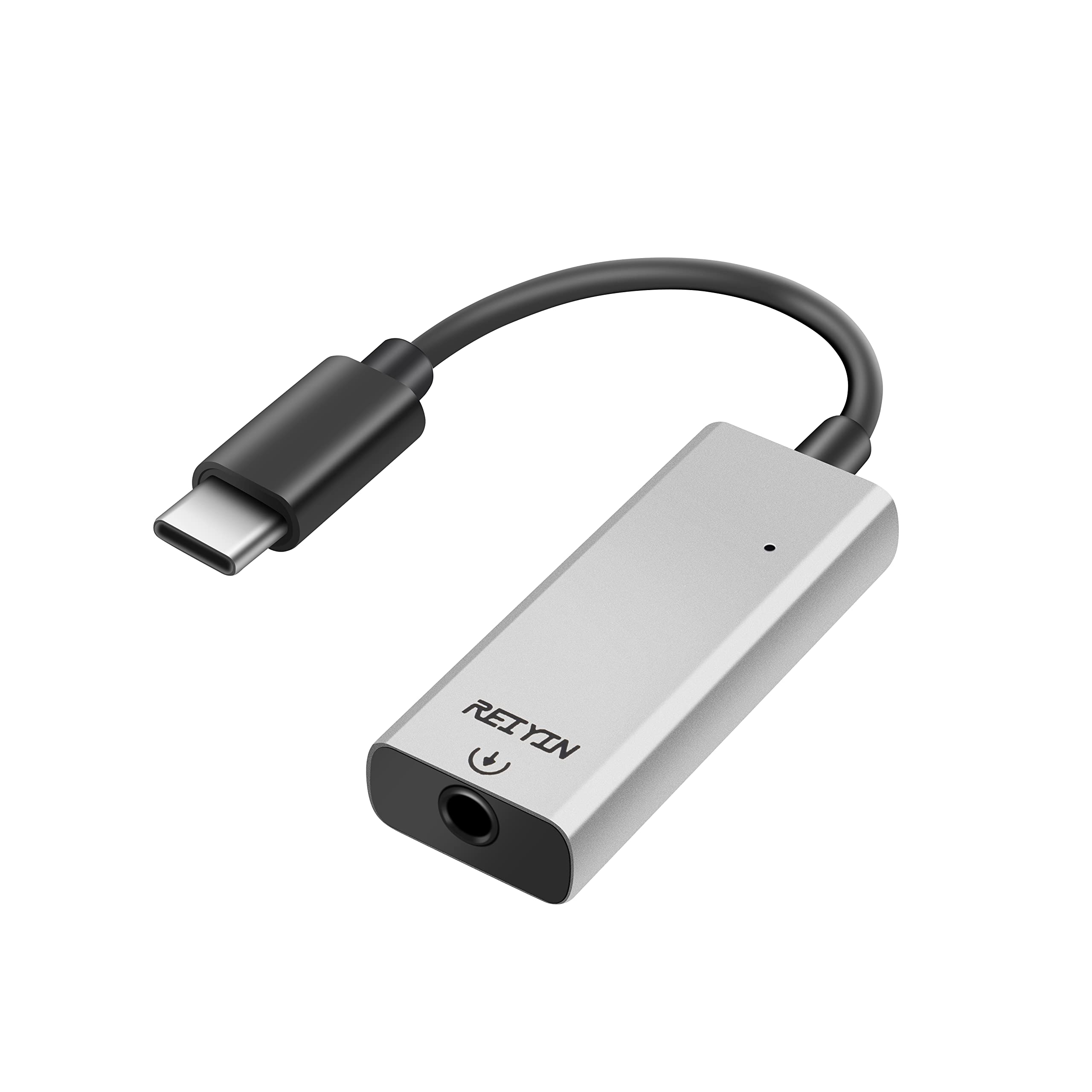 【送料無料】REIYIN DA-05 Type-C to 3.5mm 384Khz 32bit Hi-Fi DAC ヘッドホンアダプター DAコンバー..