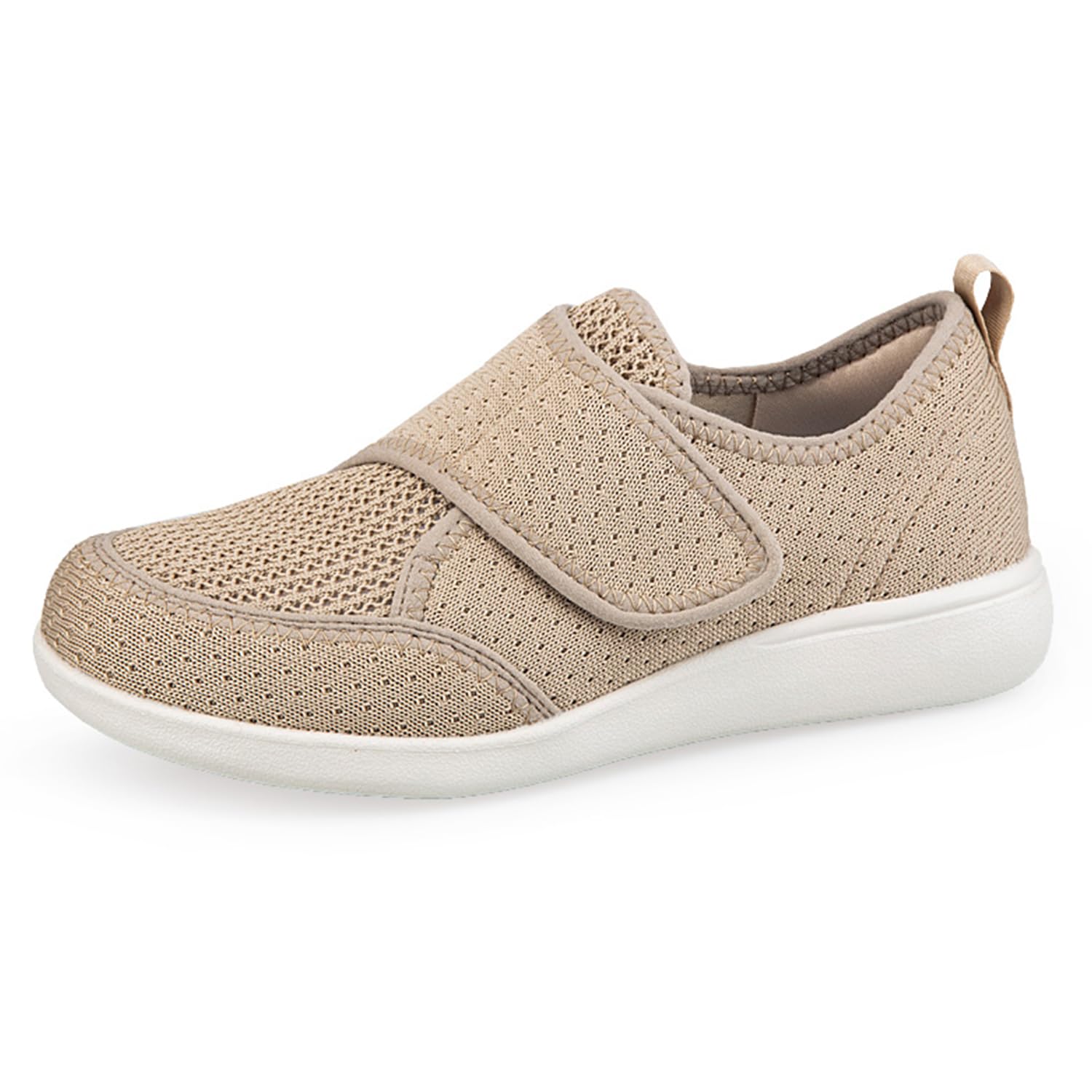 【送料無料】[Isyunen] 介護シューズ レディース ナースシューズ リハビリシューズ 面ファスナー 脱着..