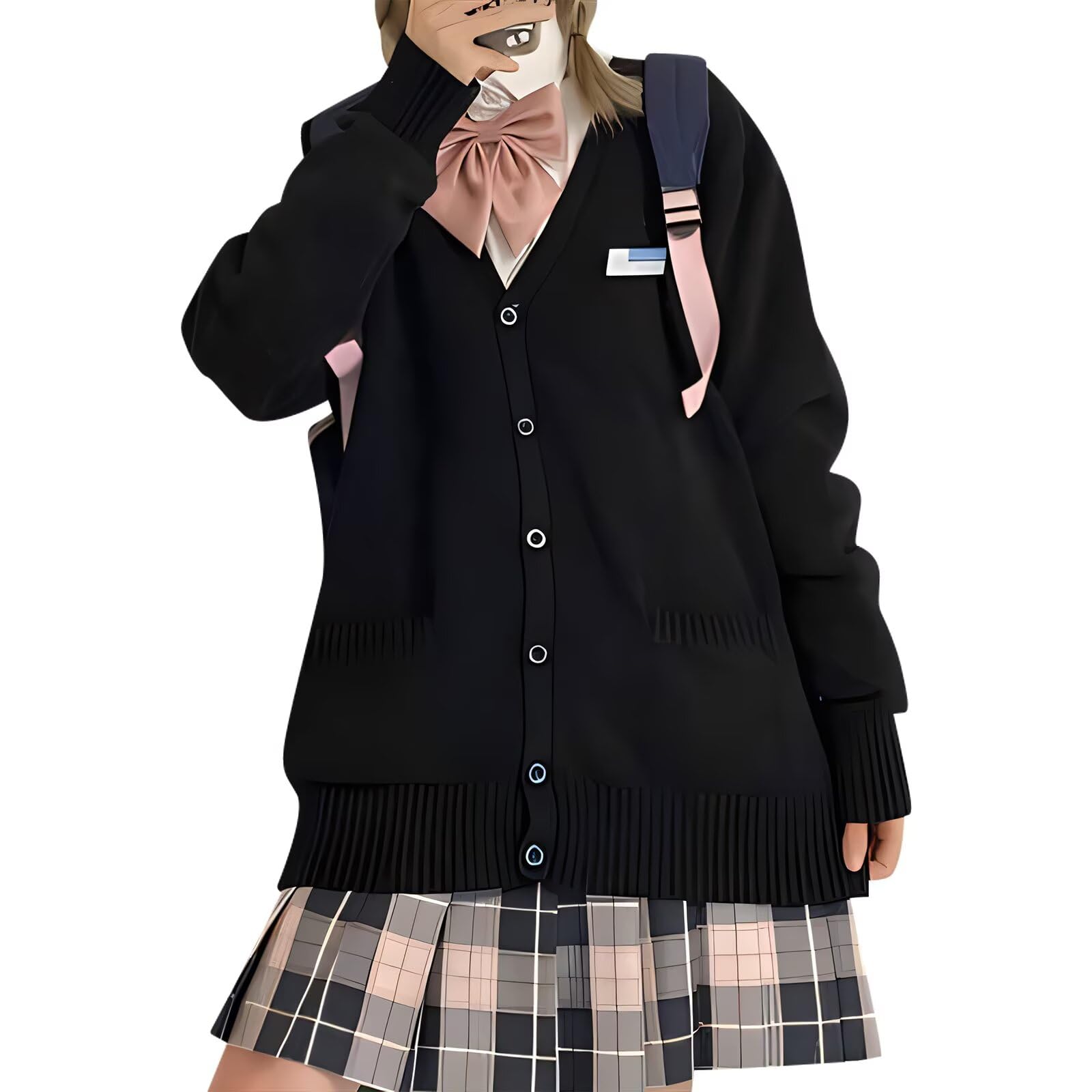 【送料無料】[inotenka] スクールカーディガン レディース ニット セーター トップス 高校生 中学生 服..