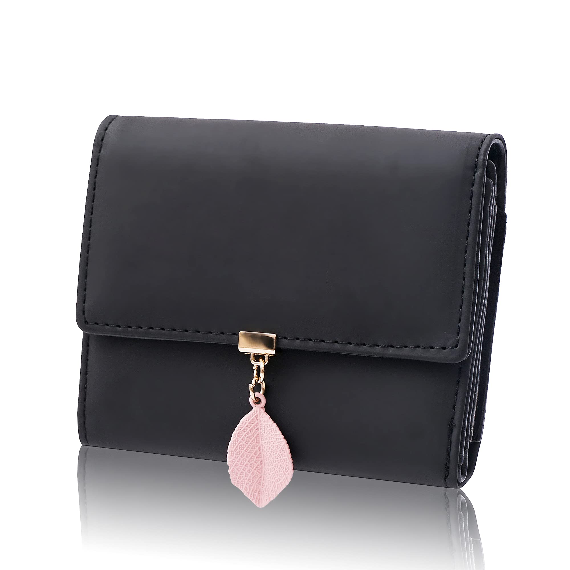 【送料無料】[INNIFER] 三つ折り 財布 レディース ミニ財布 プレゼントに最適 小銭入れあり PUレザー ..