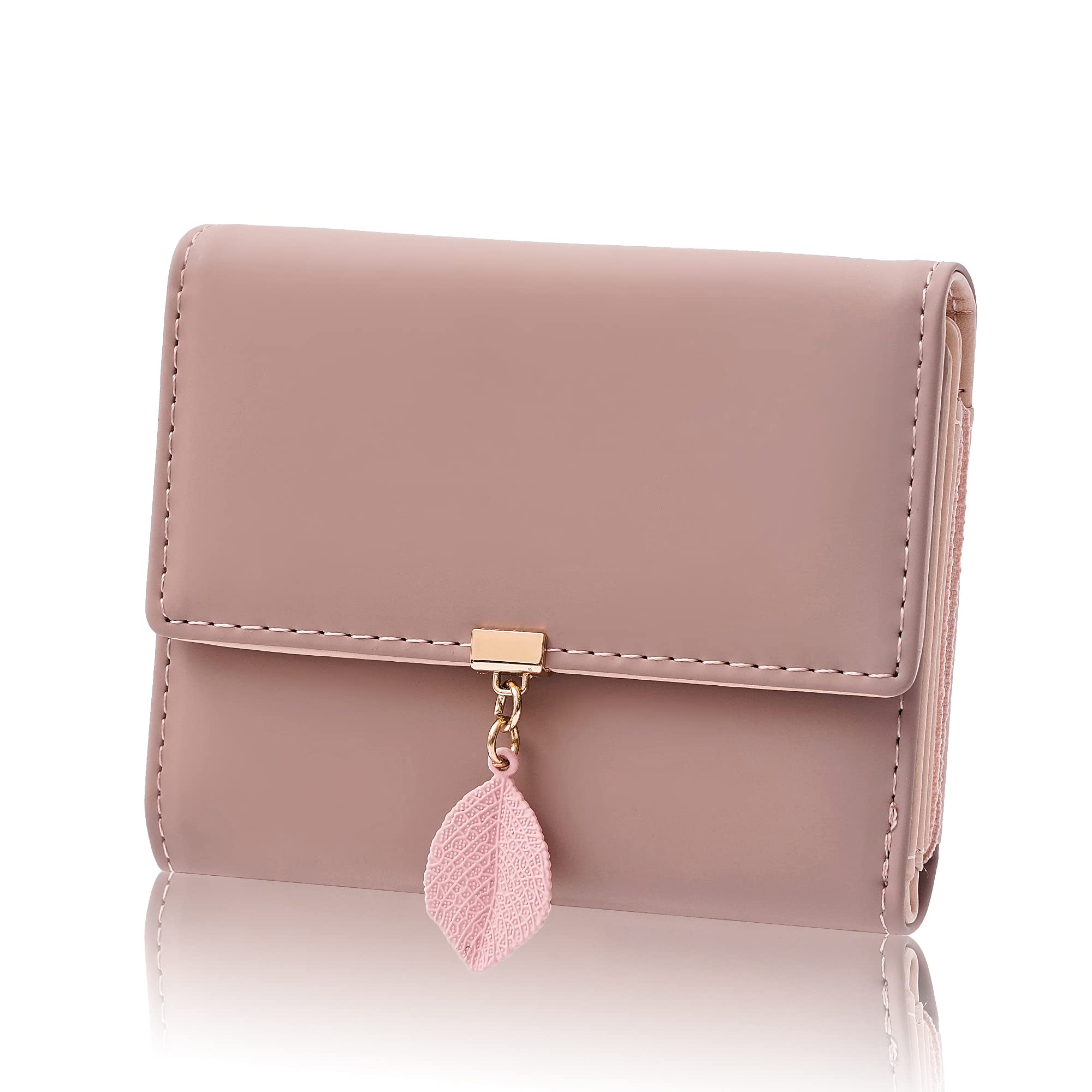 【送料無料】[INNIFER] 三つ折り 財布 レディース ミニ財布 プレゼントに最適 小銭入れあり PUレザー ..