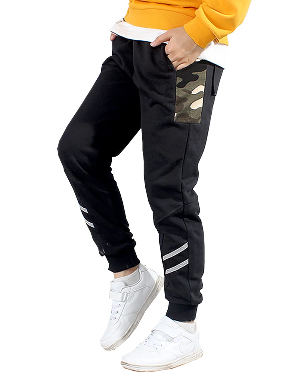 【送料無料】[G-UYO] 子供服 ロングパンツ 男の子 サイドライン入り 長ズボン ジュニア ジャ ...