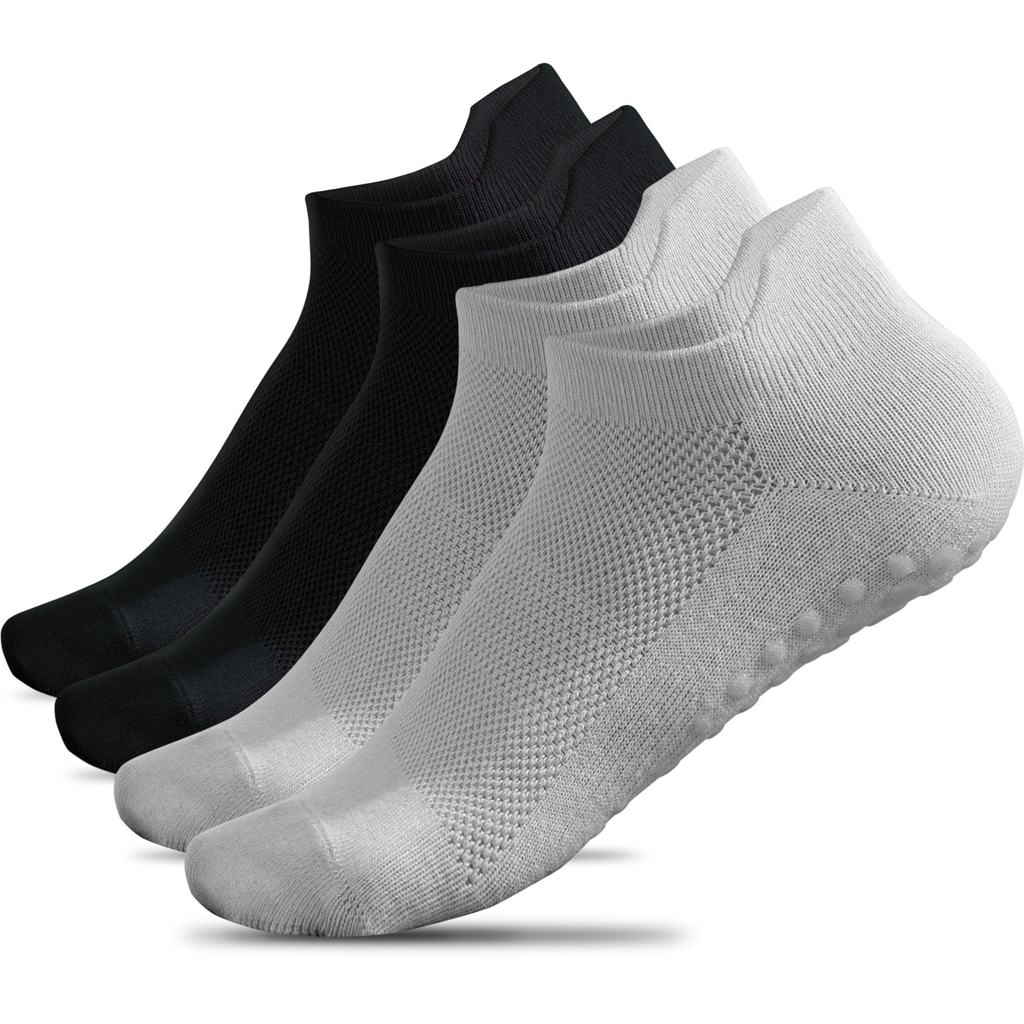 【送料無料】[HWVICTORYV] ヨガソックス 滑り止め付き ピラティス 靴下 レディース くるぶし 綿 抗菌 ..