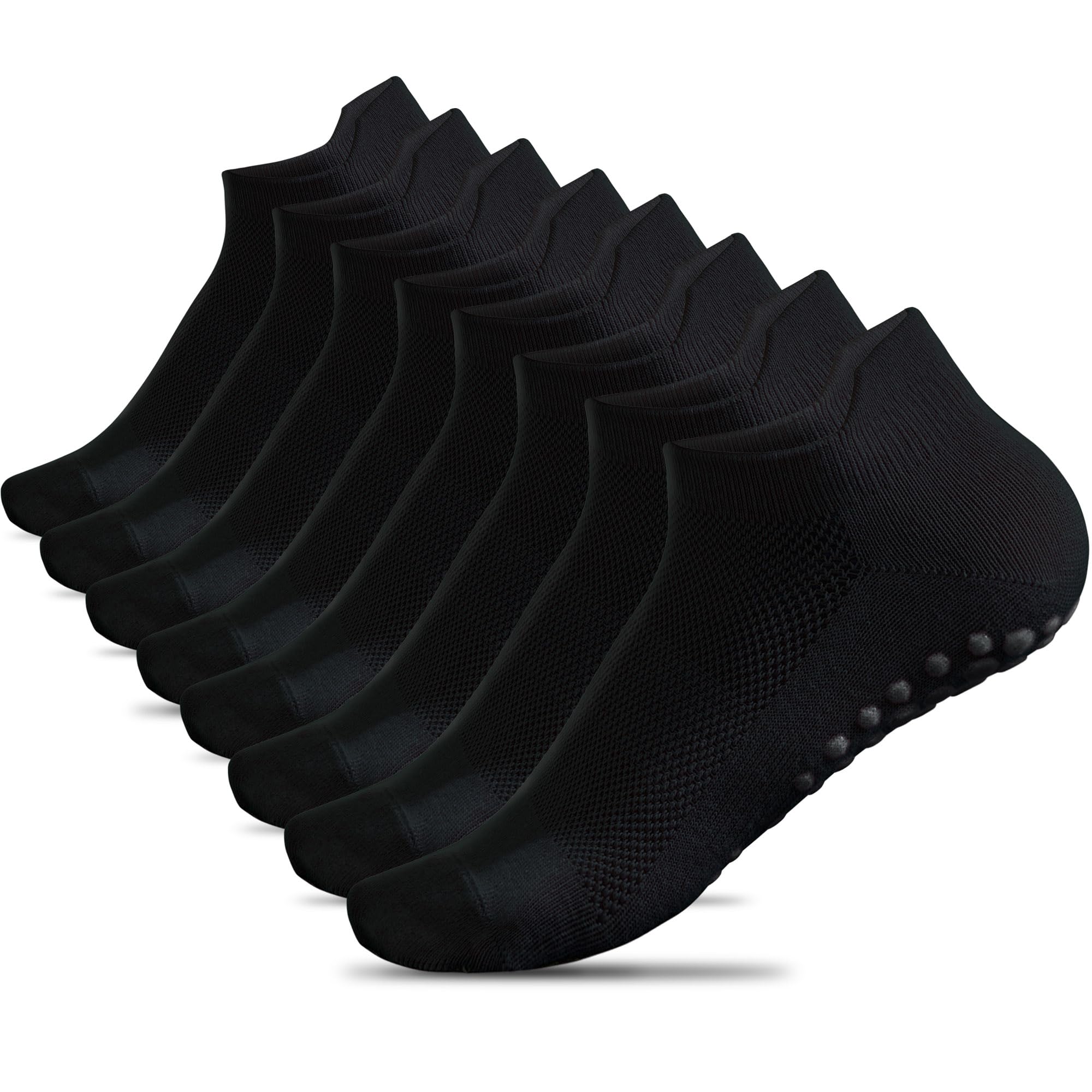 【送料無料】[HWVICTORYV] ヨガソックス 滑り止め付き ピラティス 靴下 レディース くるぶし 綿 抗菌 ..