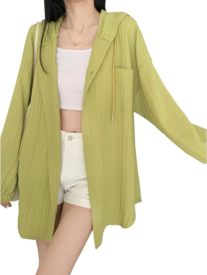 【送料無料】[HuuMeNEIDOO] カーディガン レディース UVカット パーカー 長袖 トップス フード付き サ..