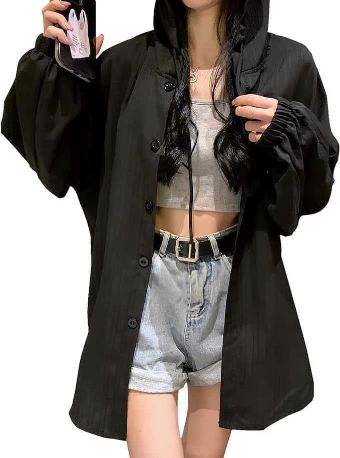 【送料無料】[HuuMeNEIDOO] カーディガン レディース UVカット パーカー 長袖 トップス フード付き サ..