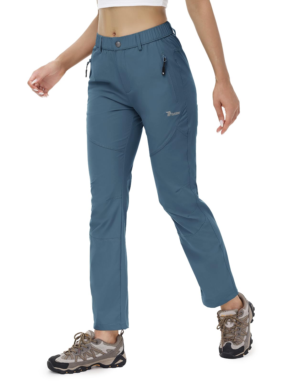 【送料無料】[Gopune] レディース アウトドア パンツ ゴルフウェア ズボン 撥水 トレッキングパンツ 速..