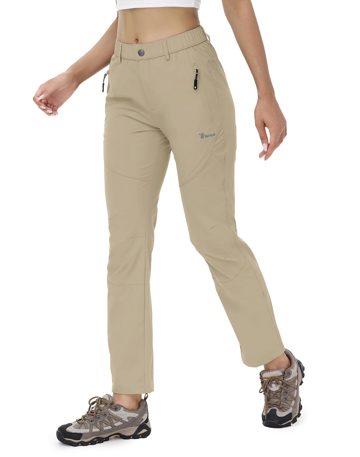 【送料無料】[Gopune] レディース アウトドア パンツ ゴルフウェア ズボン 撥水 トレッキングパンツ 速..