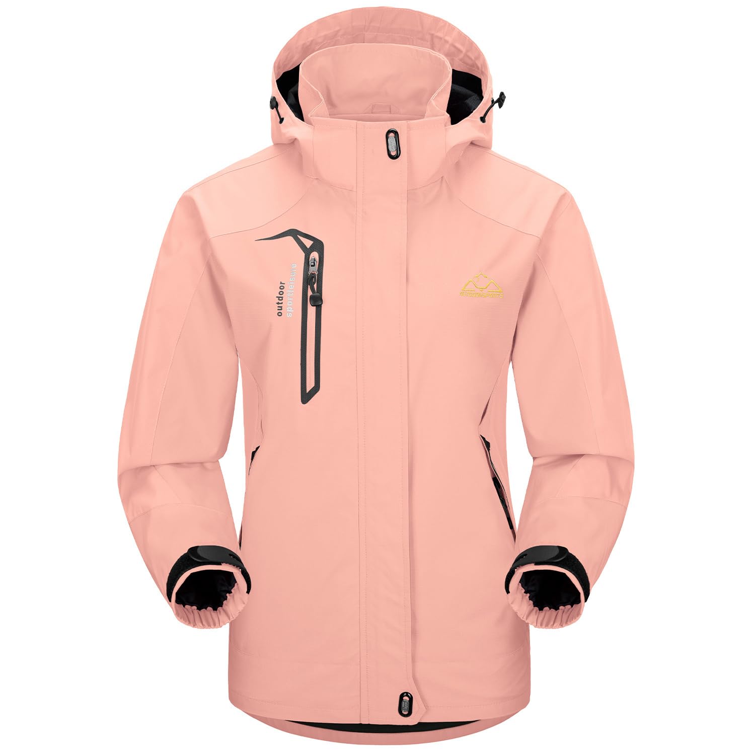 【送料無料】[Gopune] アウトドアジャケット レディース マウンテンパーカー 登山ウェア ハイ ...