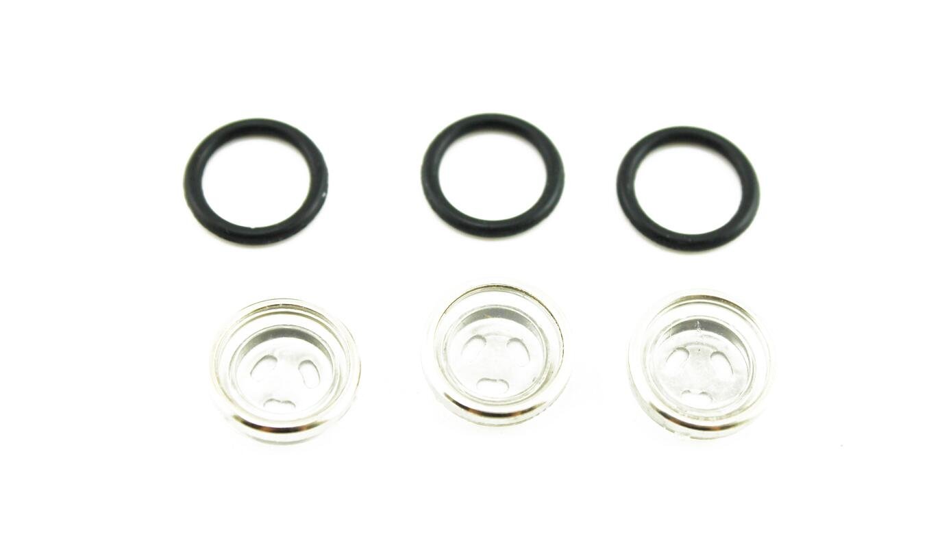 【送料無料】navire 【3個セット】 12mm 高品質 マスターシリンダー 確認 窓 ブレーキフルード 点検窓 ..