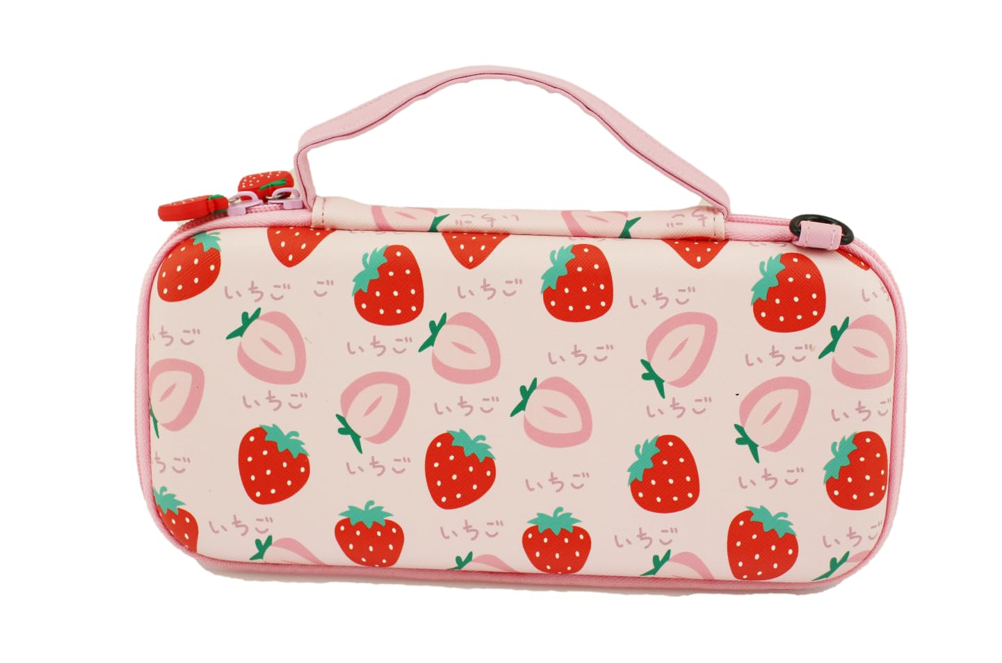 【送料無料】speed mao 可愛い Nintendo Switch スイッチ 専用 保護 ケース いちご ストラップ 付き
