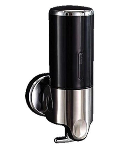 【送料無料】スタイリッシュ デザイン シャンプー ソープ ディスペンサー　詰替え袋口留めクリップ付 ..