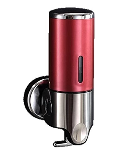 【送料無料】スタイリッシュ デザイン シャンプー ソープ ディスペンサー　詰替え袋口留めクリップ付 ..