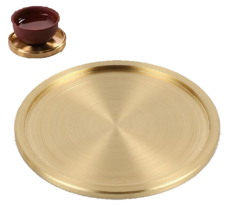 【送料無料】speed mao シンプル スタイリッシュ 真鍮 コースター ゴールドコースター 2個 セット 直径..