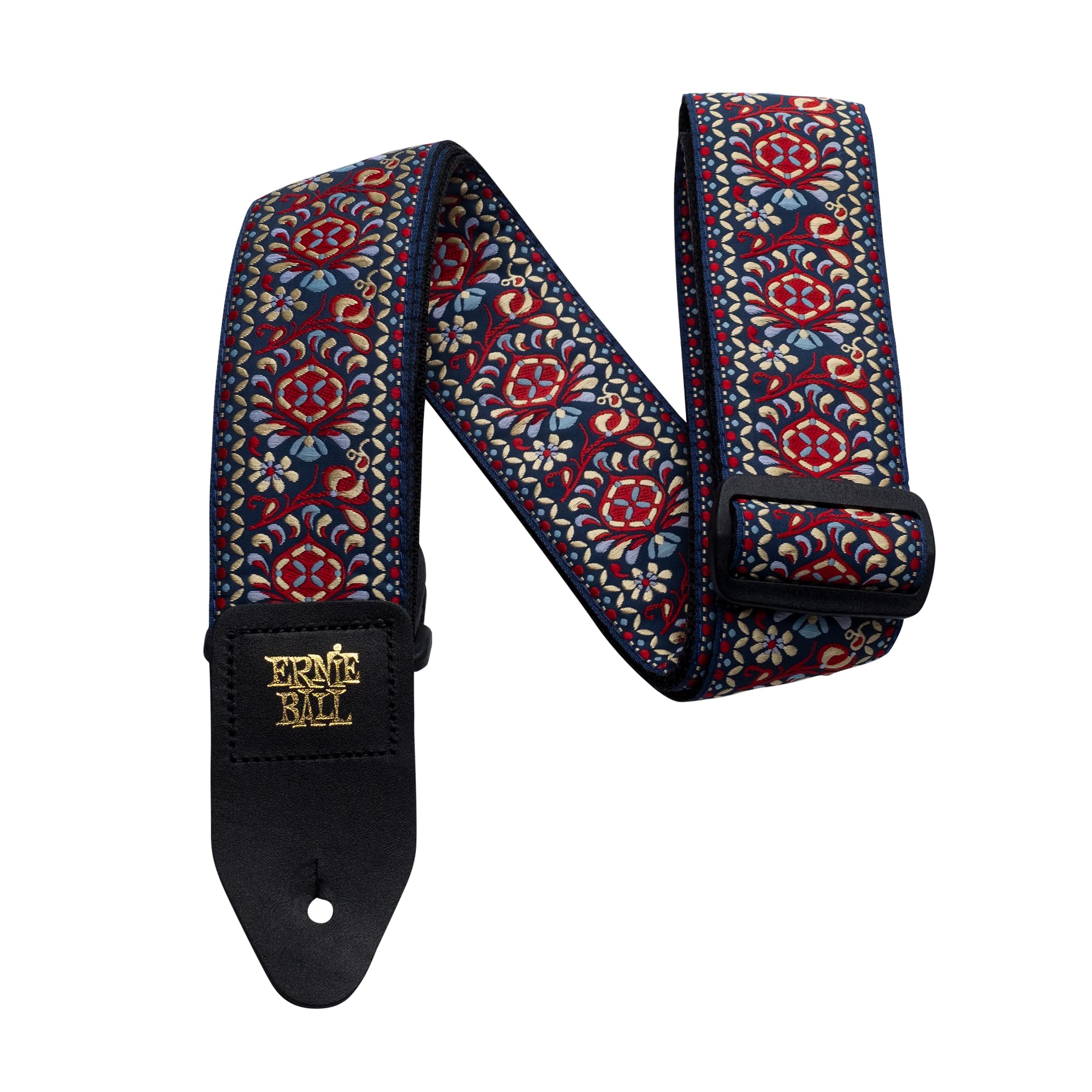 【送料無料】[Ernie Ball] 【正規品】 JACQUARD STRAP 色：ロイヤル・ブルーム、サイズ：標準