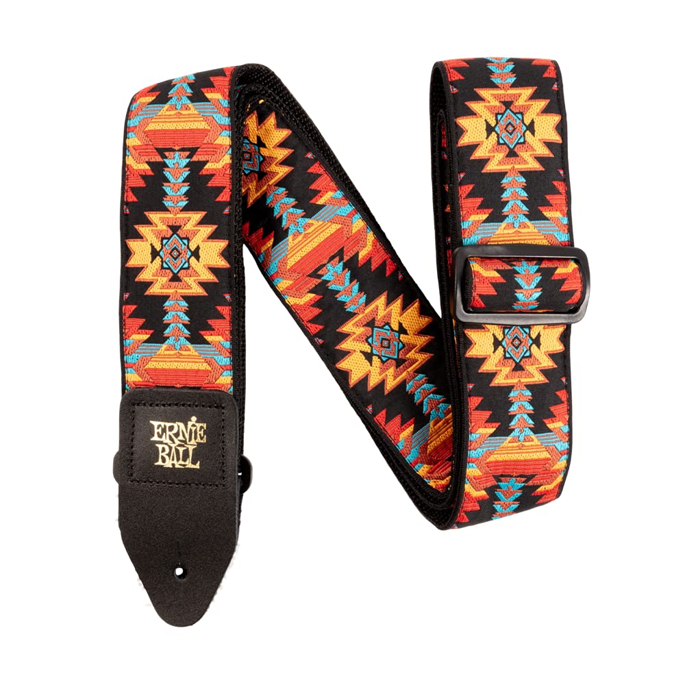 【送料無料】【正規品】 ERNIE BALL JACQUARD STRAP ジャカード・ストラップ 色：アルバカーキ・サンセット、サイズ：標準