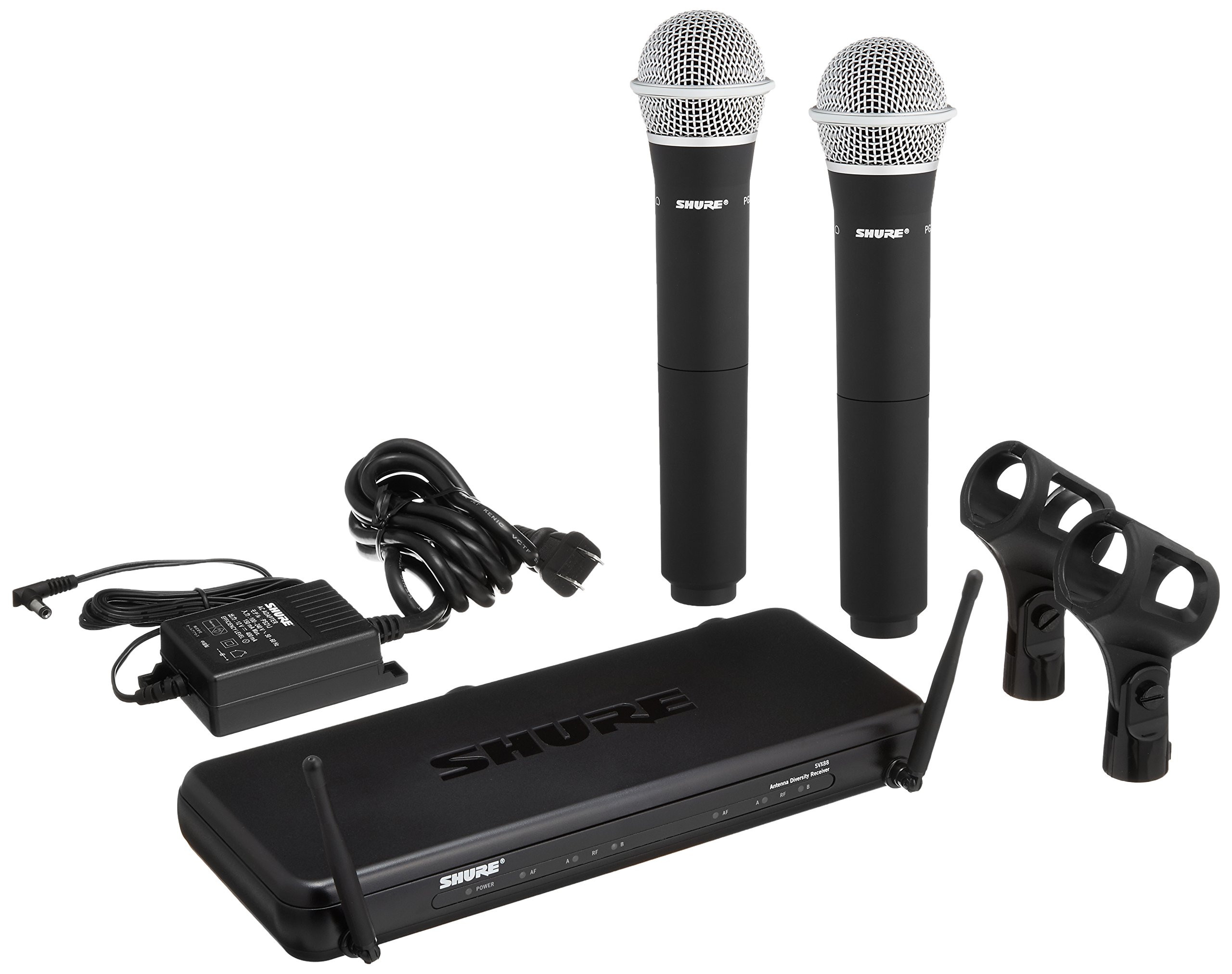 【送料無料】【国内正規品】 SHURE SVXシリーズ ワイヤレスボーカルシステムセット PG28 色：システムセット、サイズ：デュアルシステム