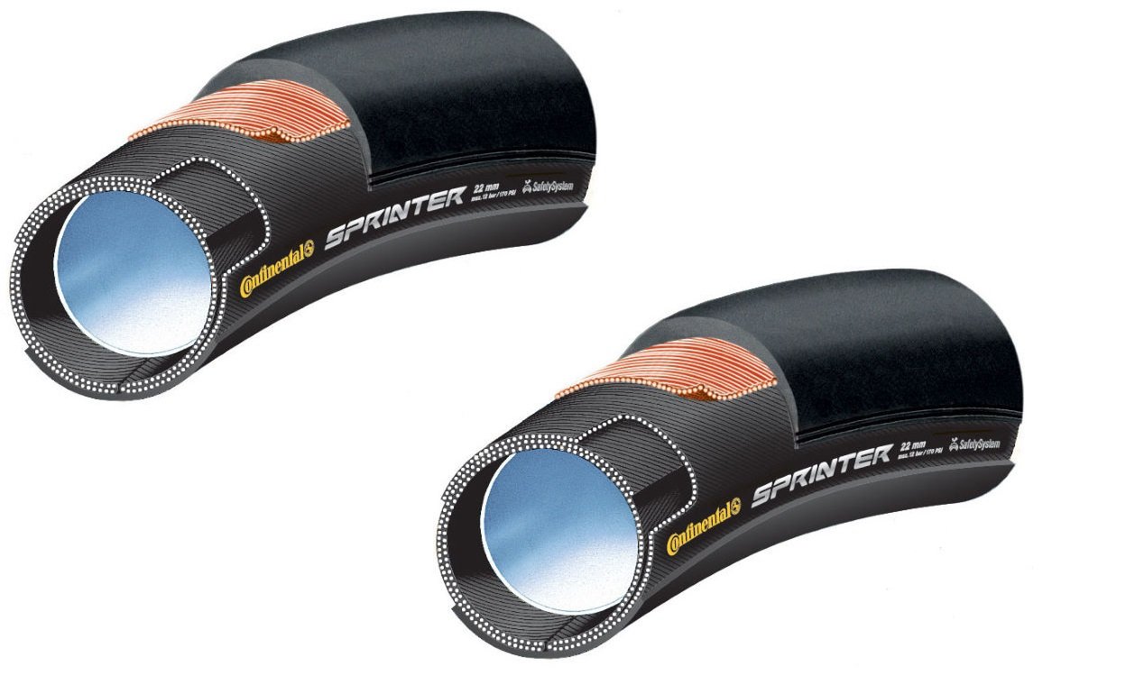 【送料無料】2本セット Continental(コンチネンタル) SPRINTER スプリンター チューブラータイヤ (28"×..