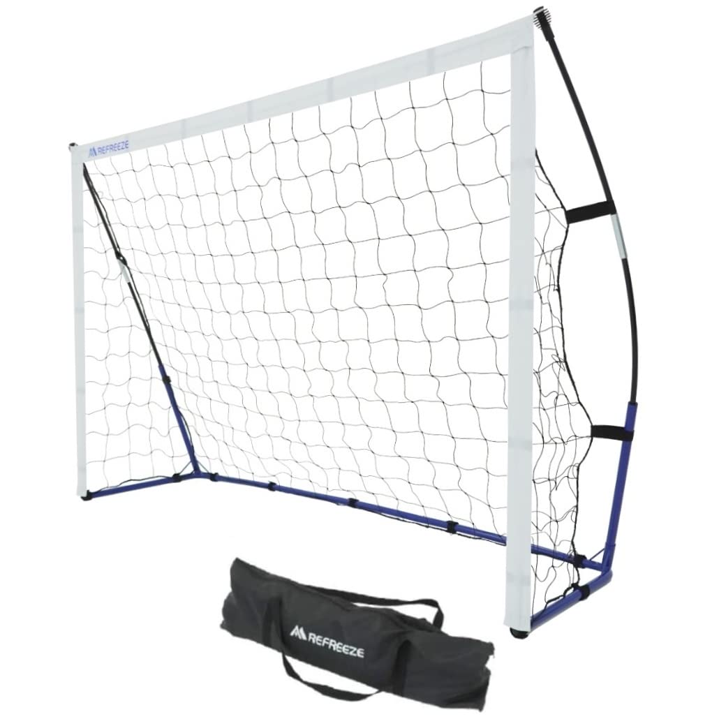 【送料無料】REFREEZE(リフリーズ) ポータブル サッカーゴール フットサルゴール 収納バッグ付き (1.8m、2.4m、3m、3.6m、5m) 色:1....