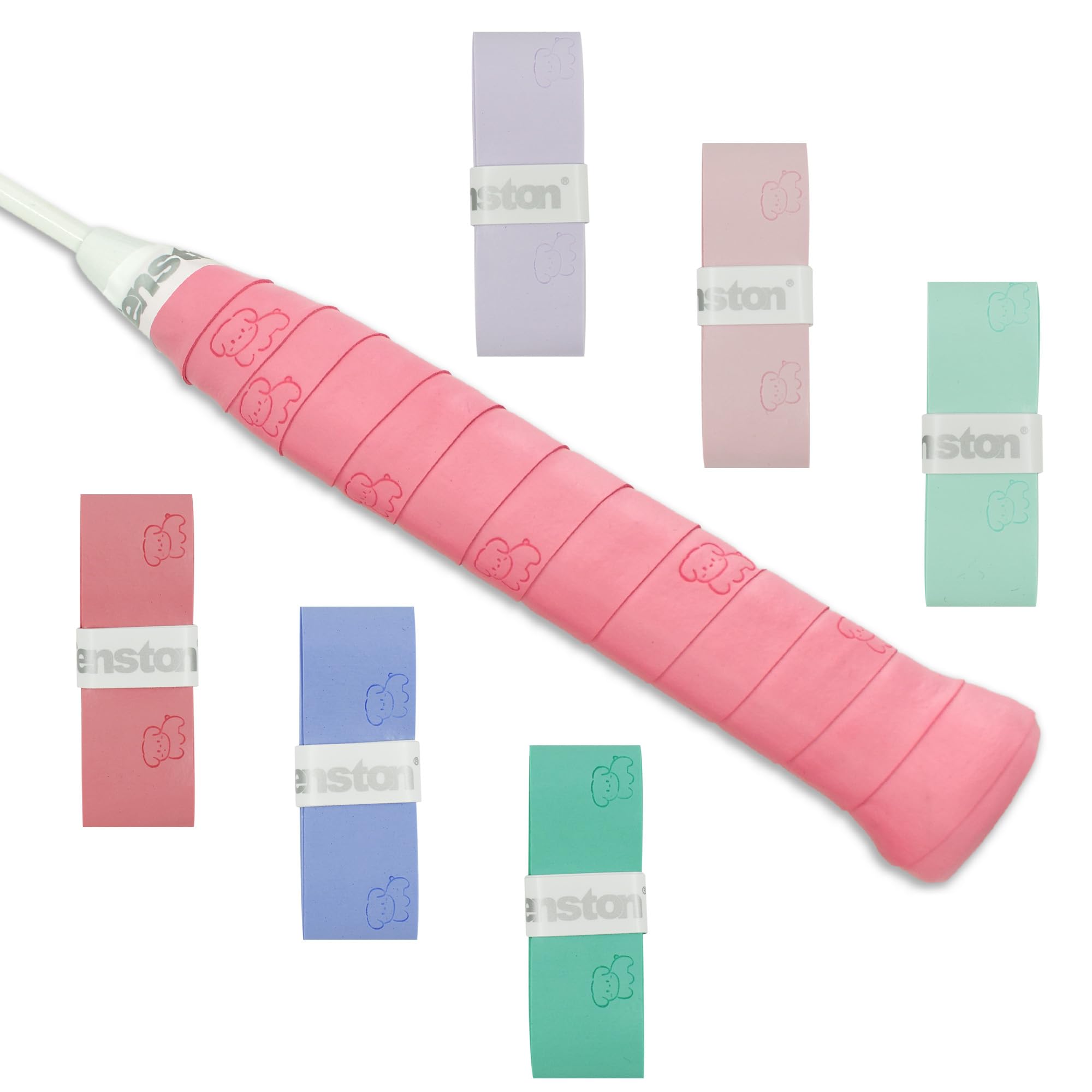 【送料無料】Senston テニスバドミントングリップテープ滑り止め超吸収タイプグリップパターン設計（6..