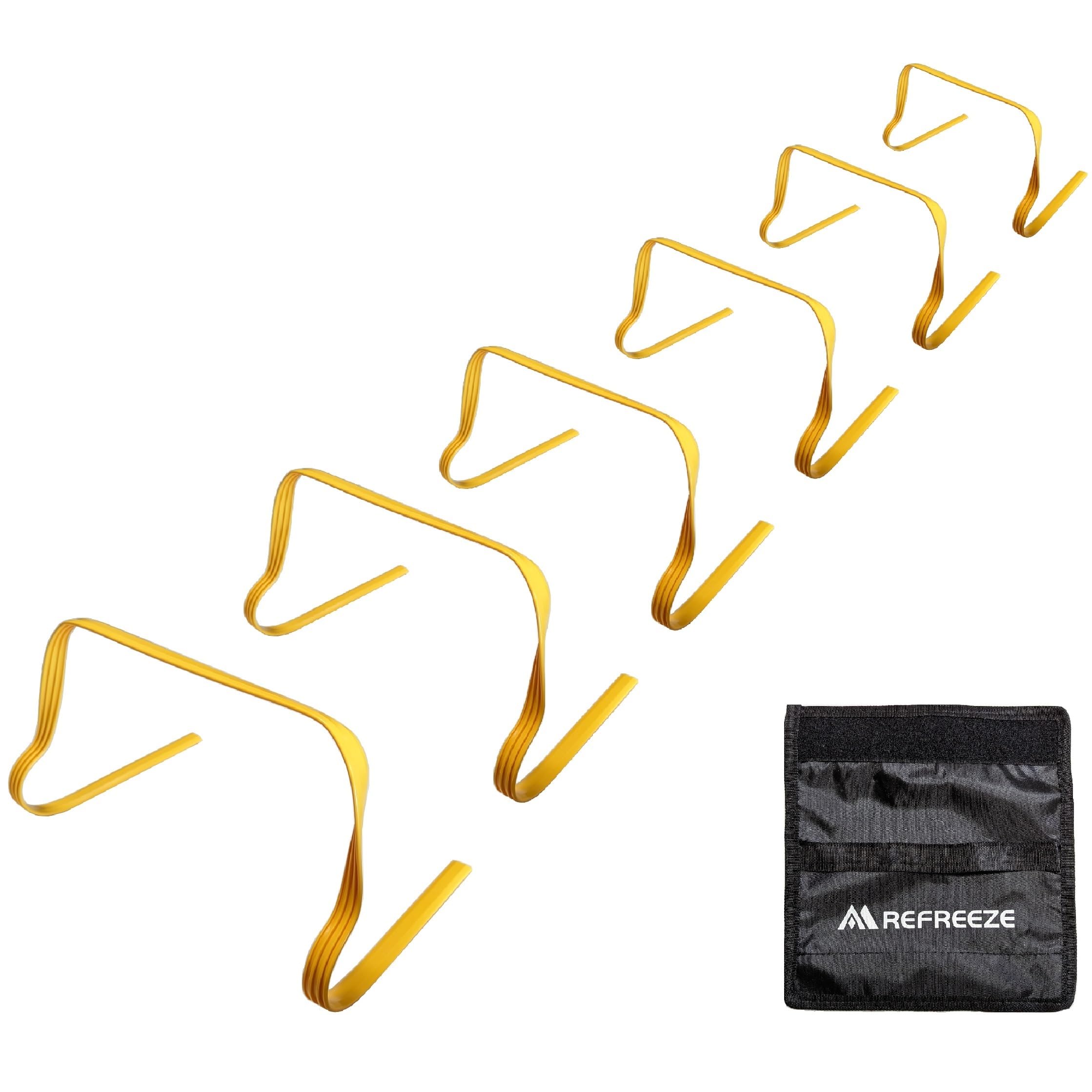 【送料無料】REFREEZE(リフリーズ) ソフト ミニ ハードル 持ち手付き 高さ15cm/23cm 6個セット/12個セ..