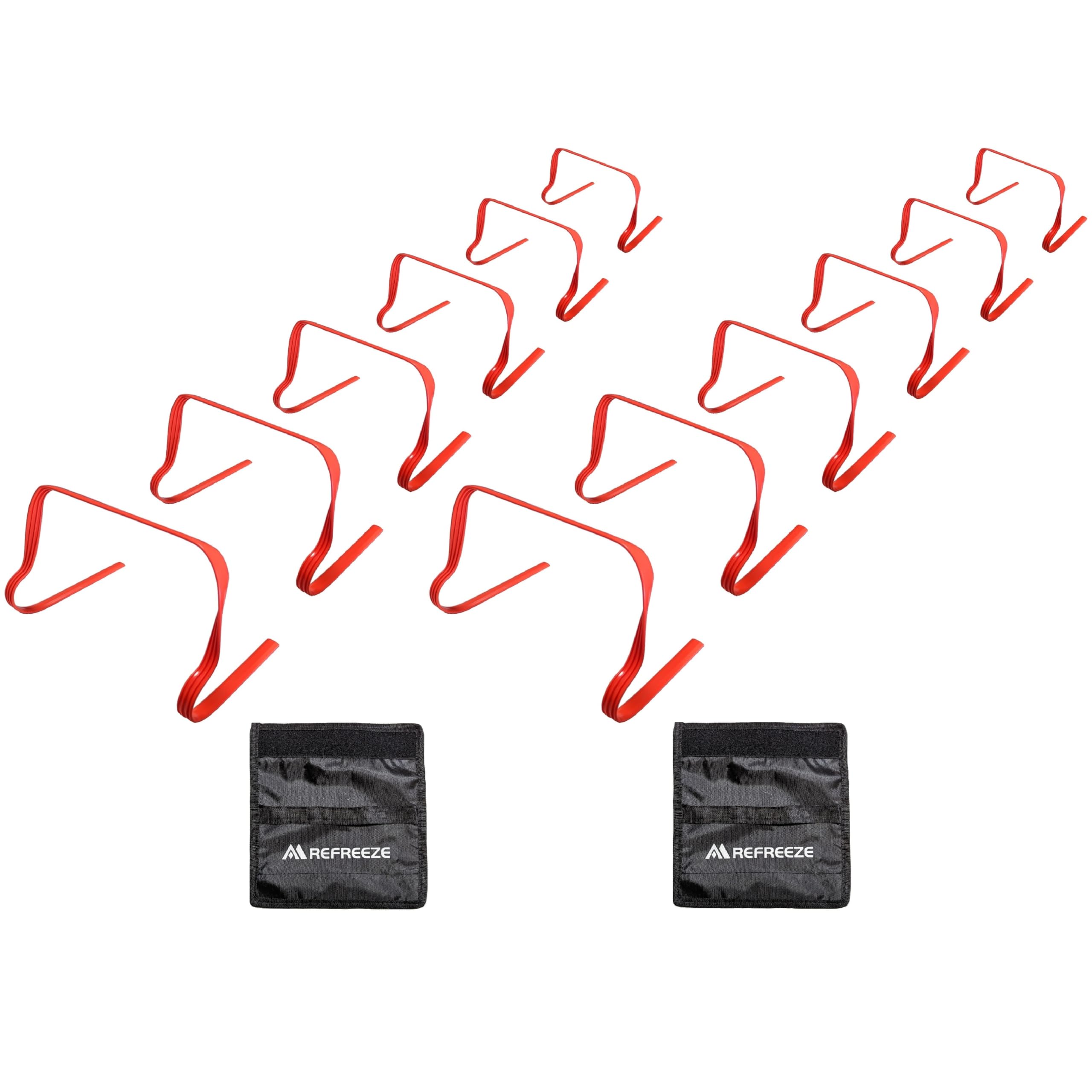 【送料無料】REFREEZE(リフリーズ) ソフト ミニ ハードル 持ち手付き 高さ15cm/23cm 6個セット/12個セ..