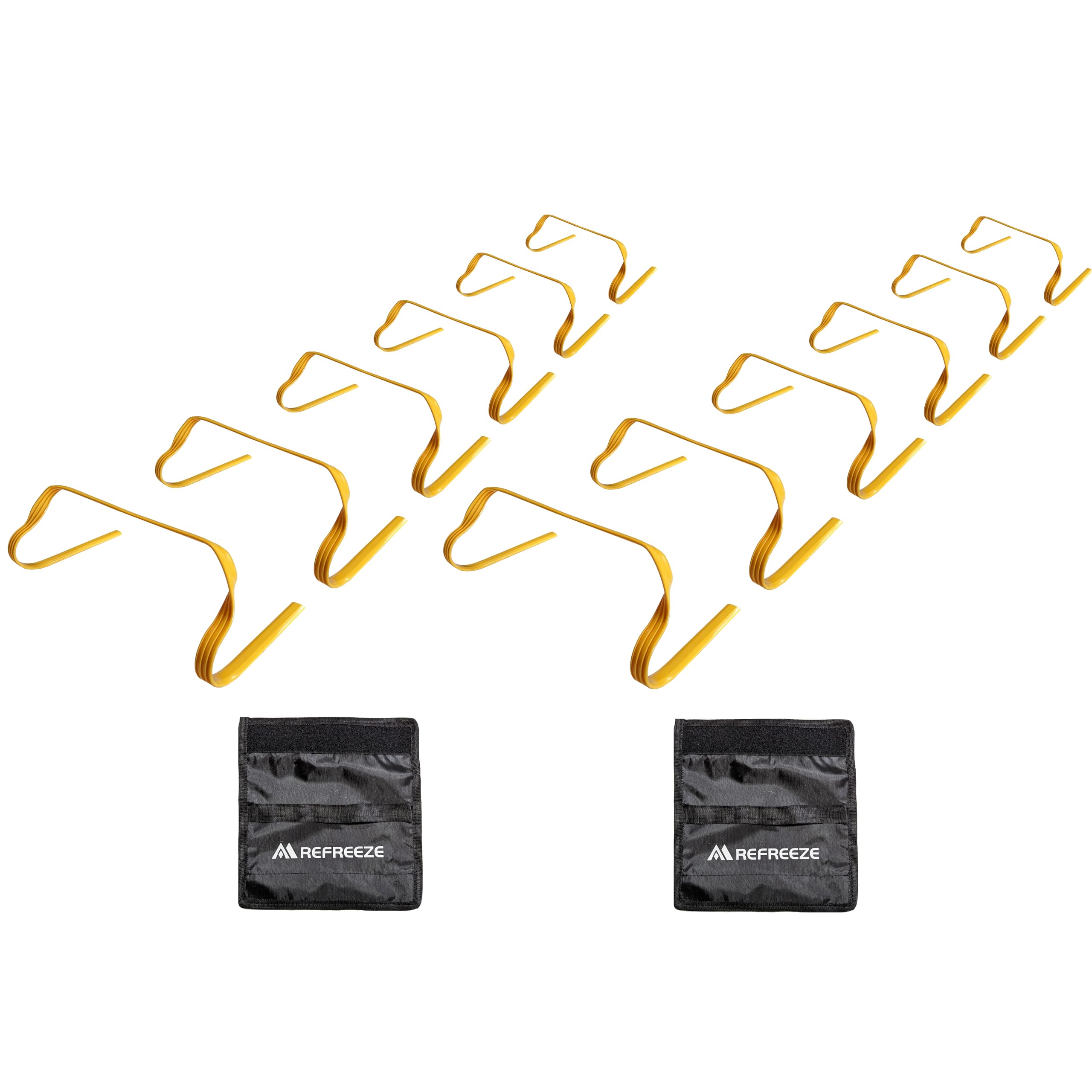 【送料無料】REFREEZE(リフリーズ) ソフト ミニ ハードル 持ち手付き 高さ15cm/23cm 6個セット/12個セ..